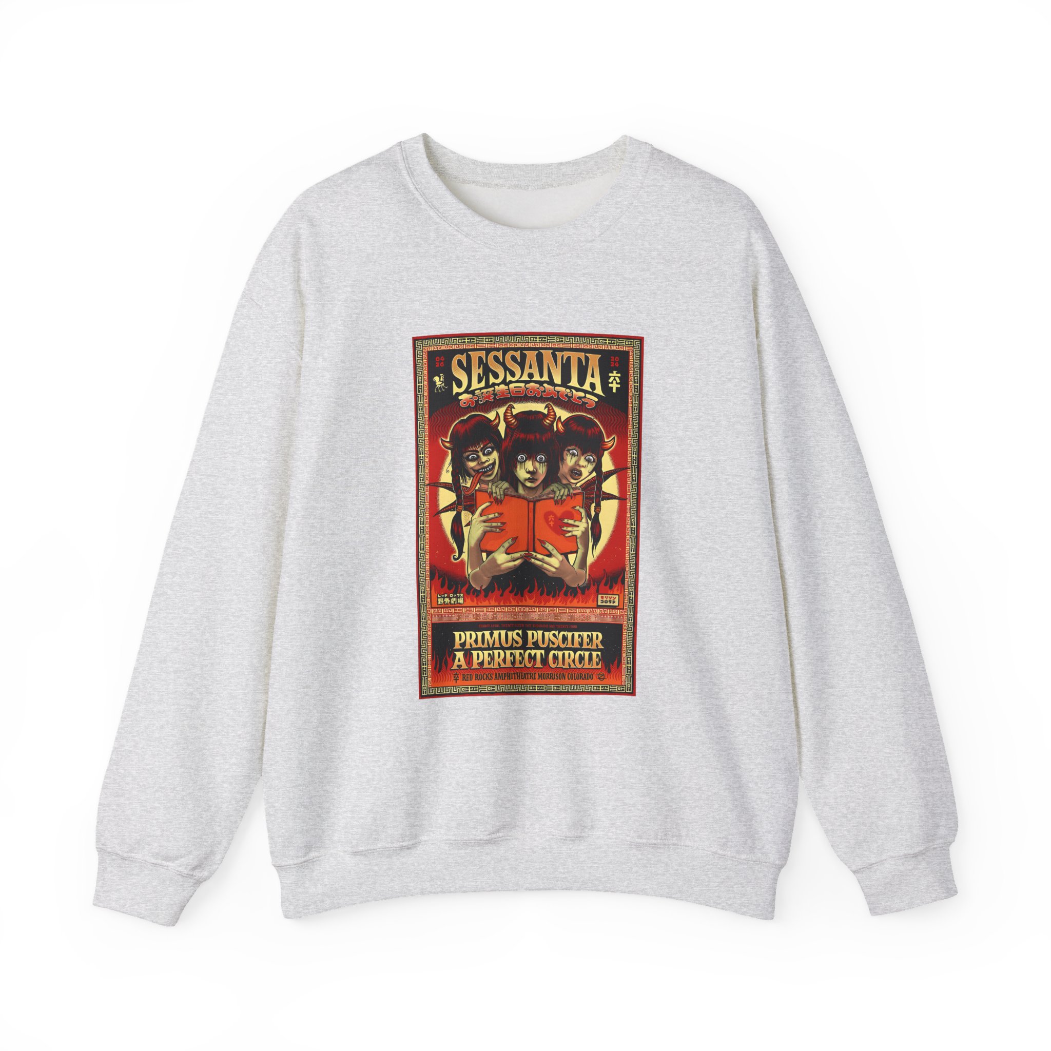 A Perfect Circle Sessanta Wintrust Arena, Chicago Unisex Heavy Blendâ„¢ Crewneck Sweatshirt