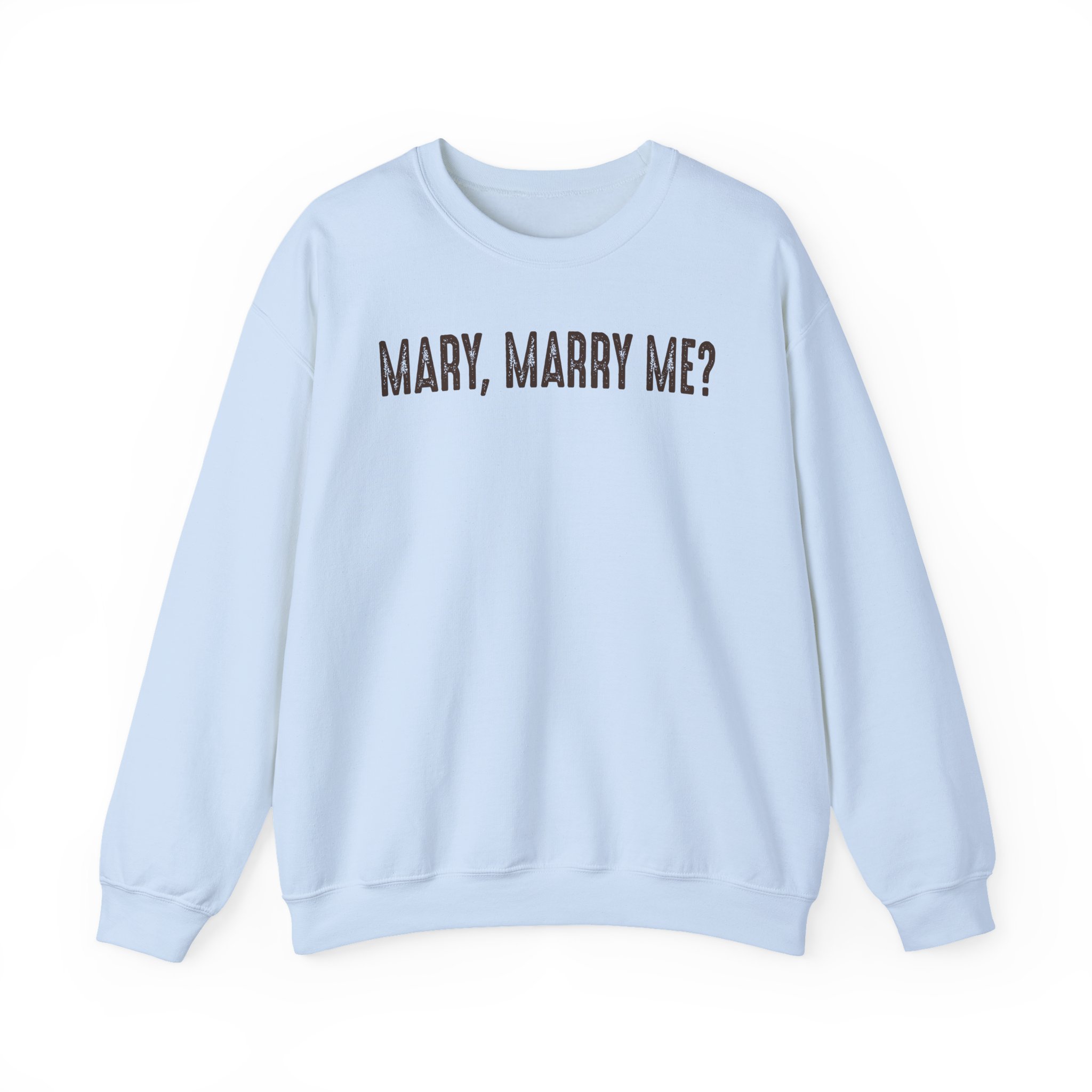 Royel Otis Mary Marry Me Faded Powder Unisex Heavy Blendâ„¢ Crewneck Sweatshirt