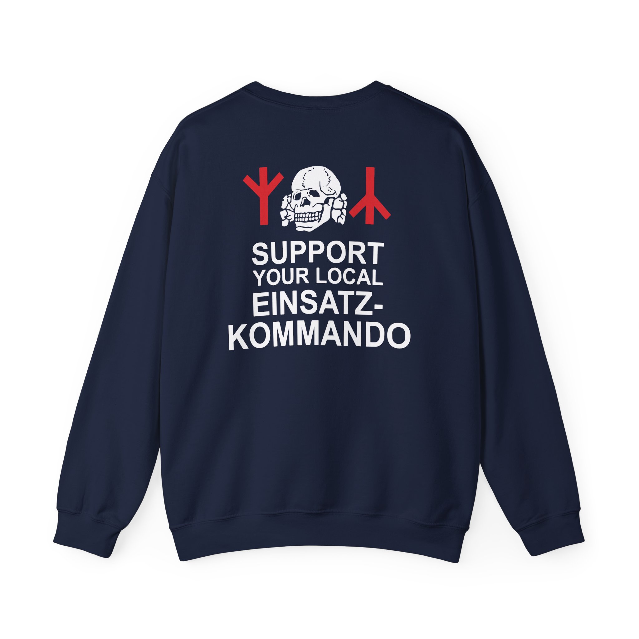 Burzum Support Your Local Einsatz Kommando Unisex Heavy Blendâ„¢ Crewneck Sweatshirt