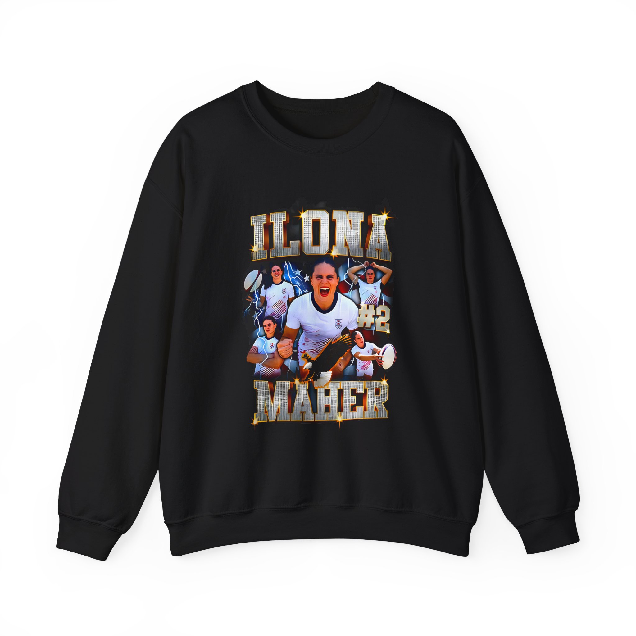 Ilona Maher Start Your Engines Unisex Heavy Blendâ„¢ Crewneck Sweatshirt