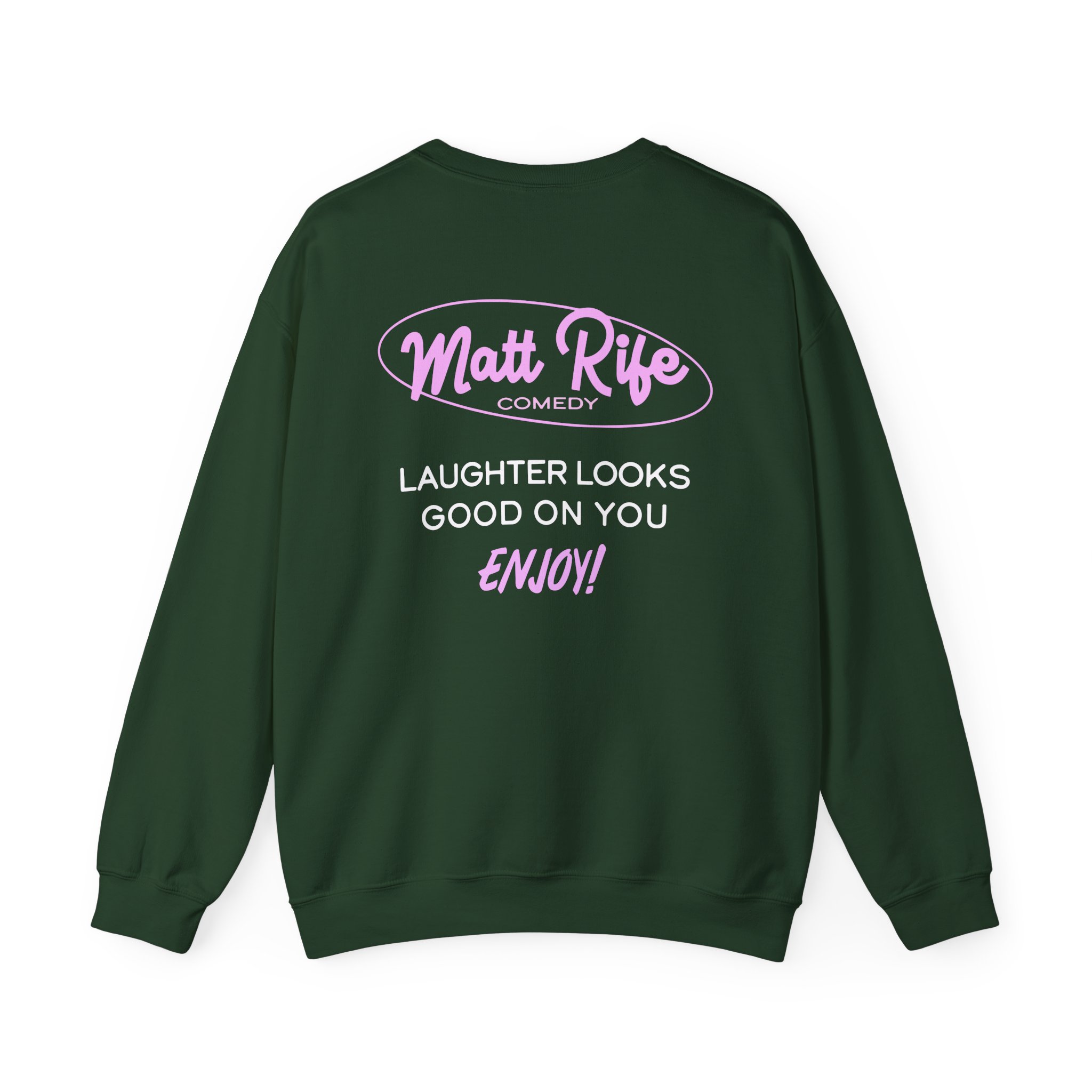 Matt Rife Laughter Looks Good on You Unisex Heavy Blendâ„¢ Crewneck Sweatshirt