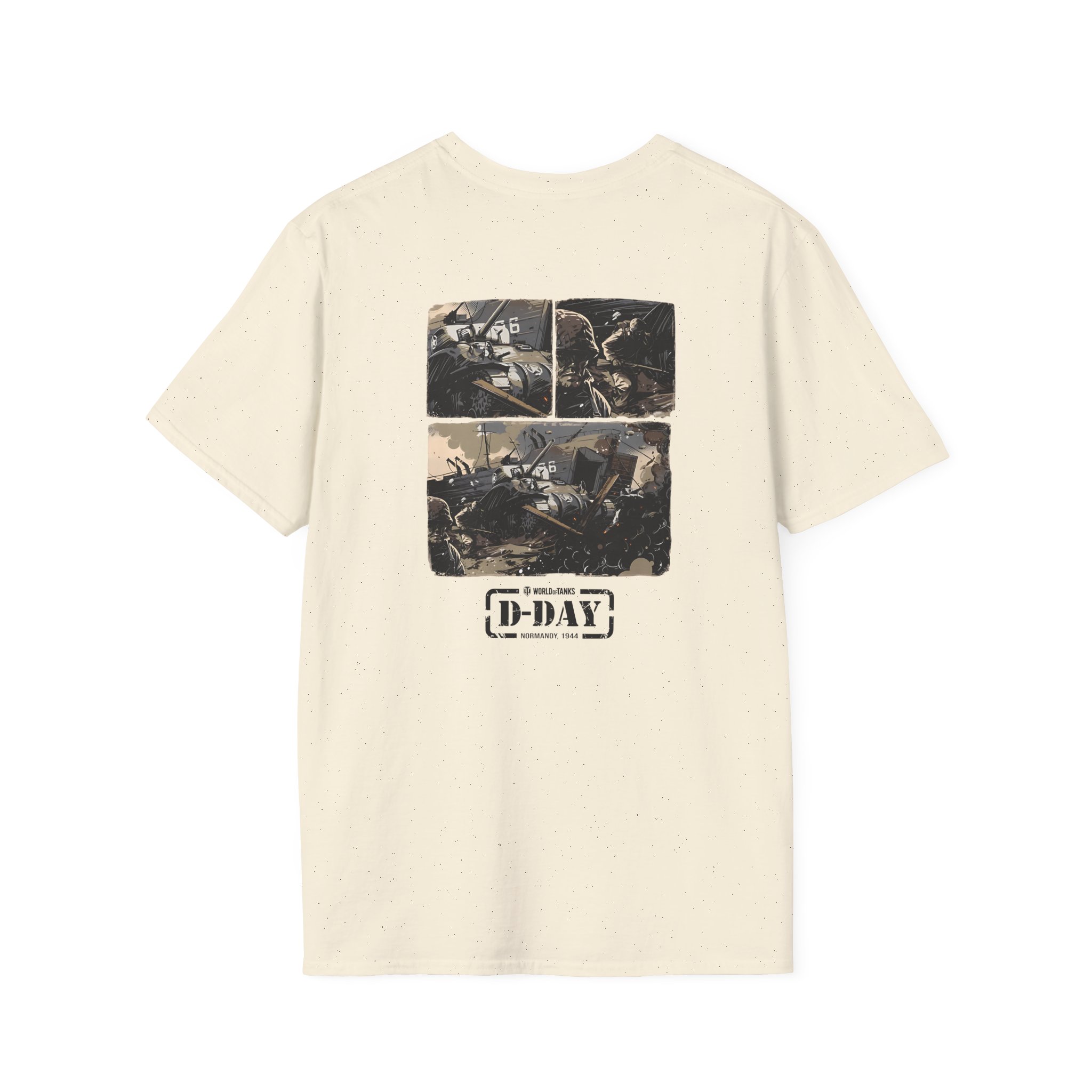 World of Tank Wot D-day Fury Storm Unisex Softstyle T-Shirt