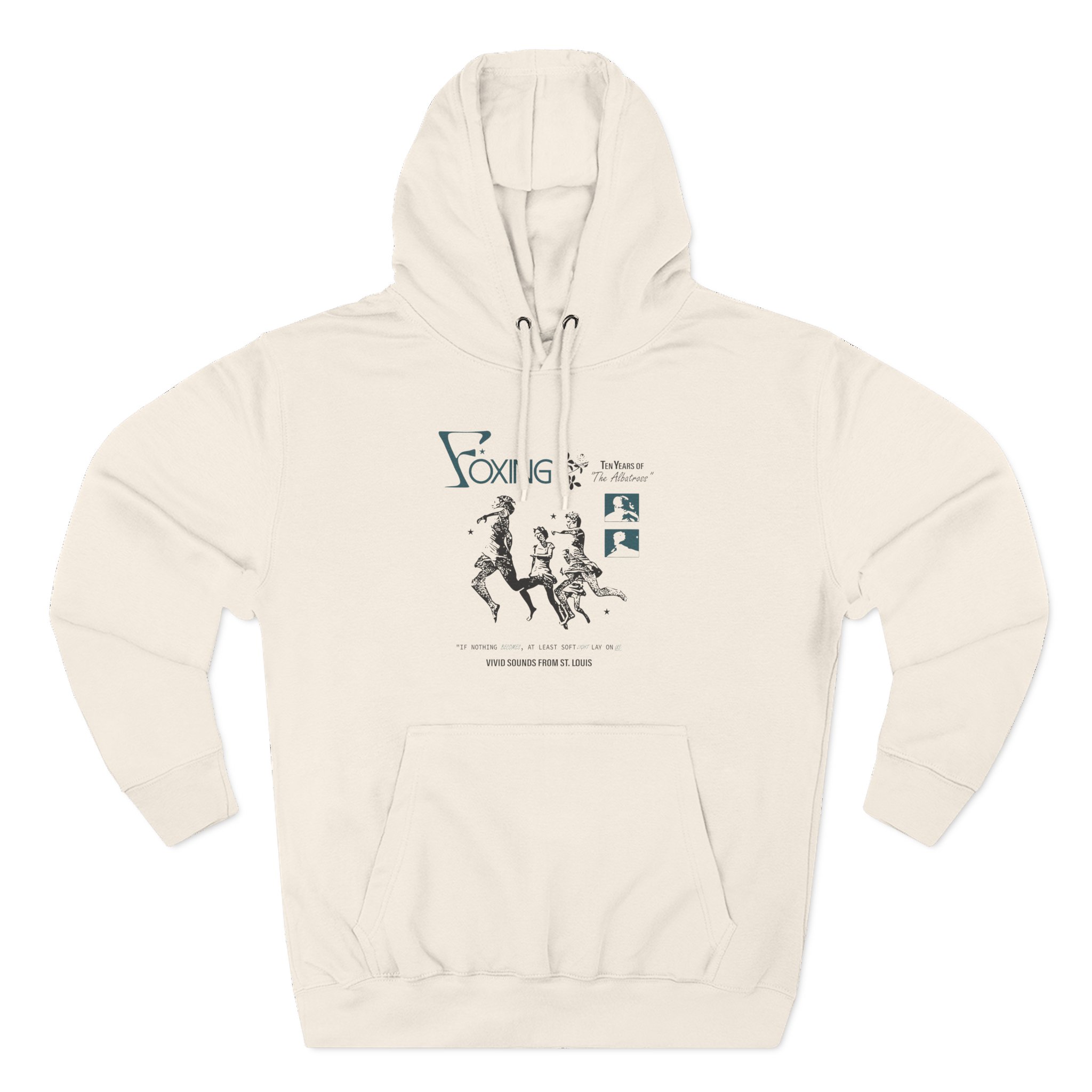 Foxing 10 Year Three-Panel Fleece Hoodie