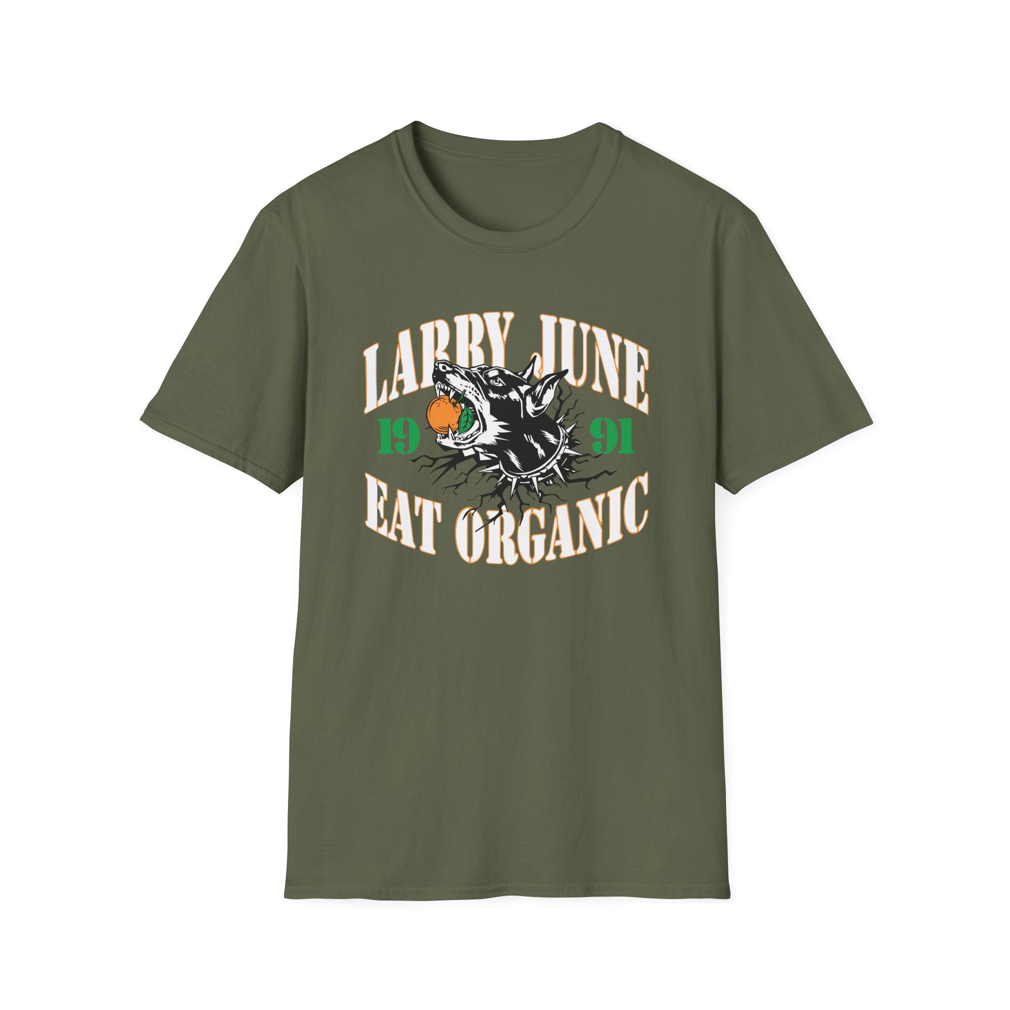 Larry June Eat Organic Unisex Softstyle T-Shirt