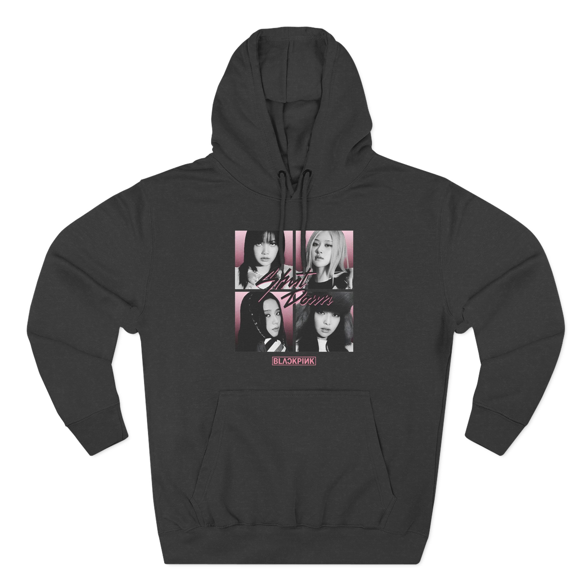 B Shut Down Three-Panel Fleece Hoodie