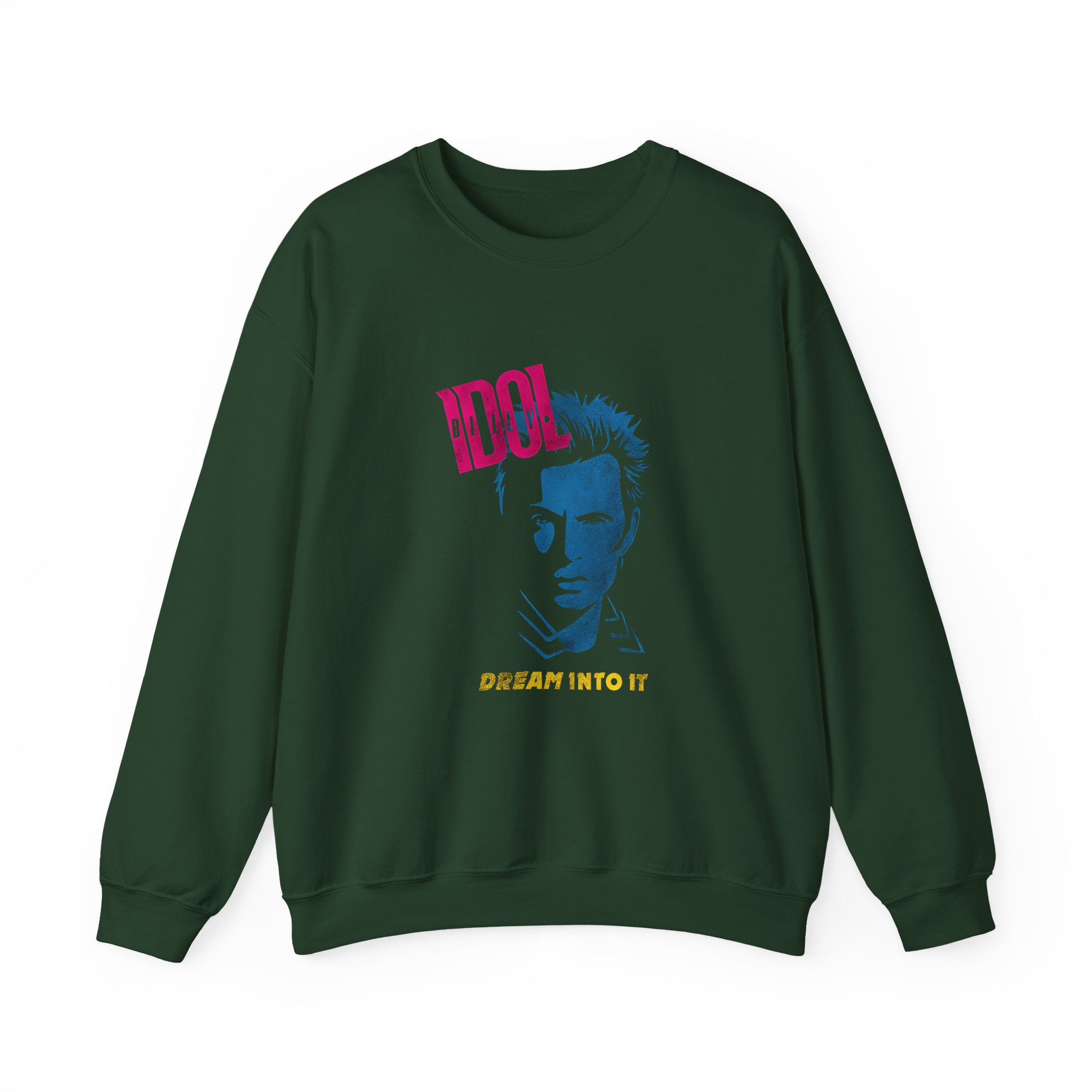 Billy Idol Dream Into It Album Unisex Heavy Blendâ„¢ Crewneck Sweatshirt