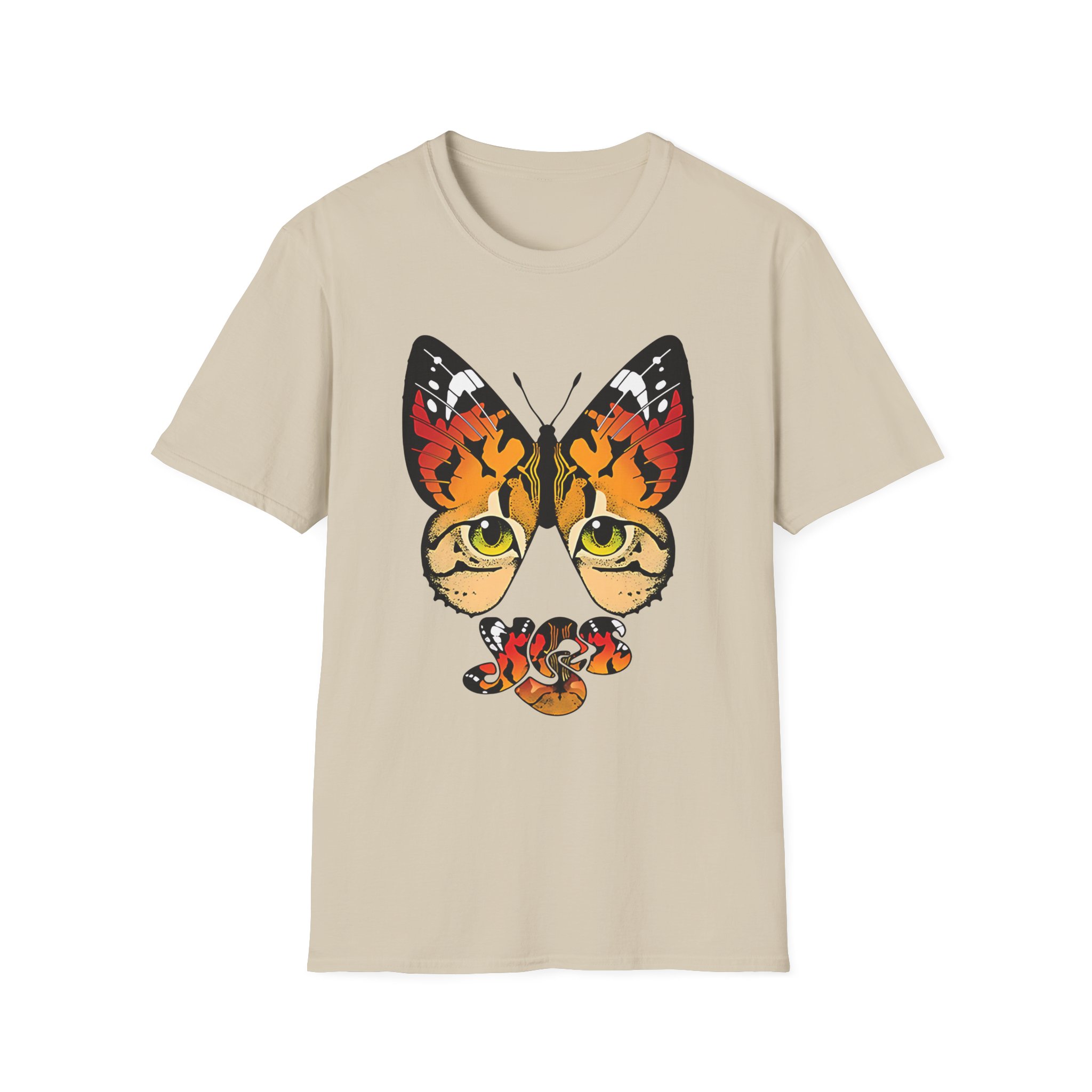 Yes Monarch Eyes Logo Unisex Softstyle T-Shirt