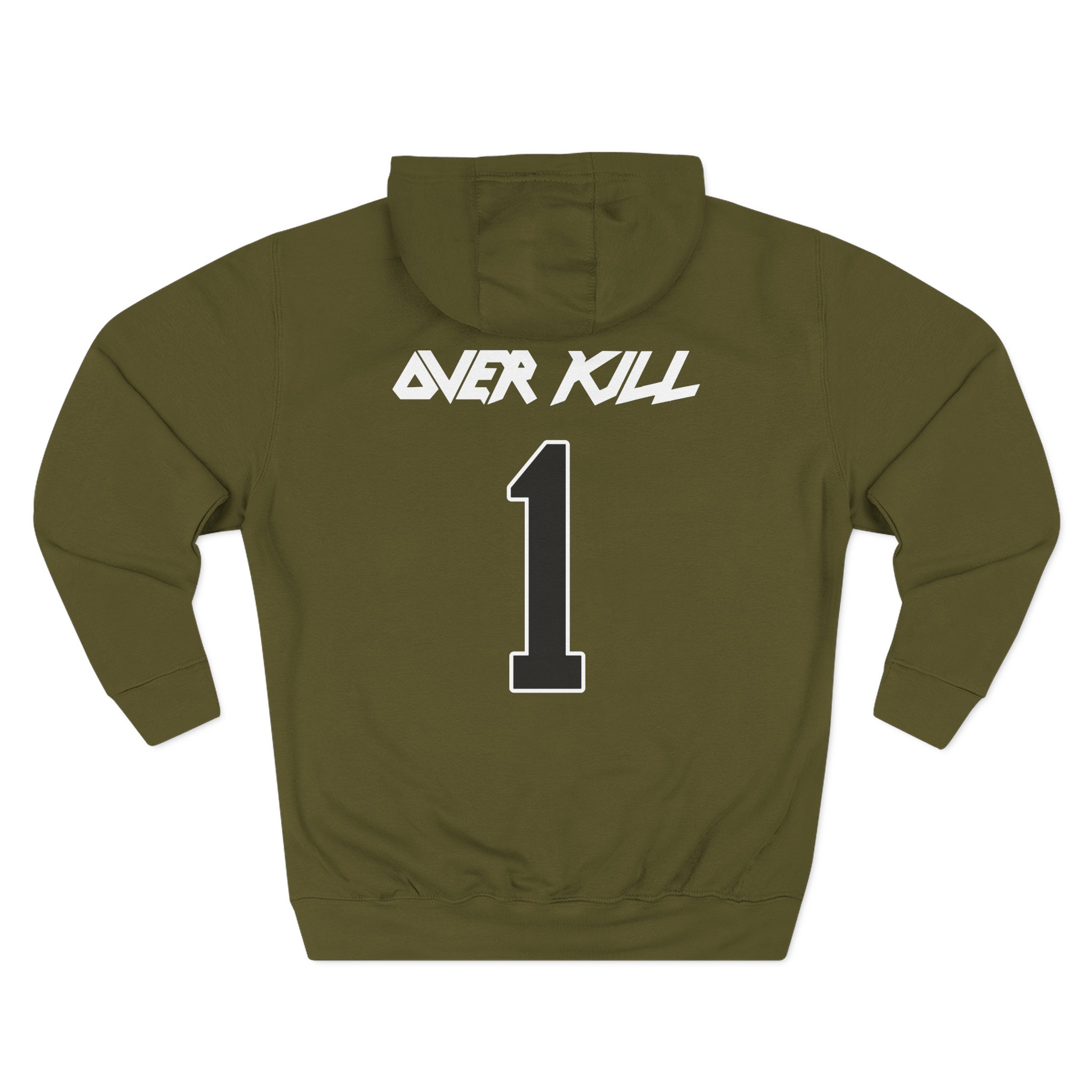Overkill Three-Panel Fleece Hoodie