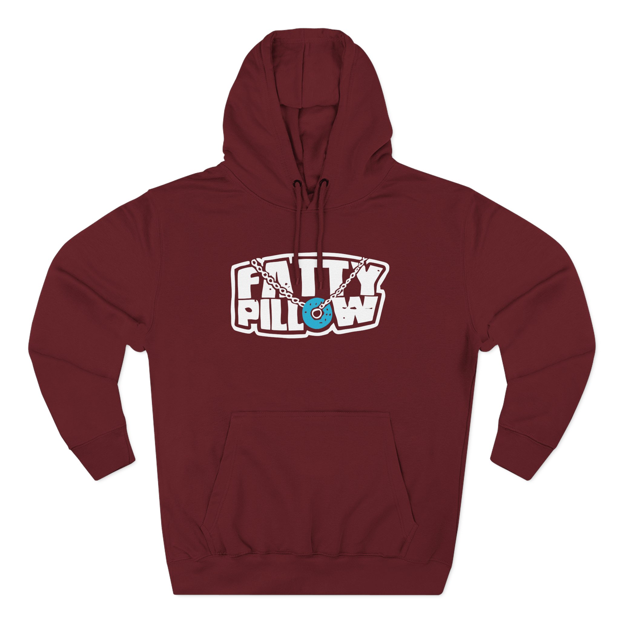 Fattypillow Three-Panel Fleece Hoodie