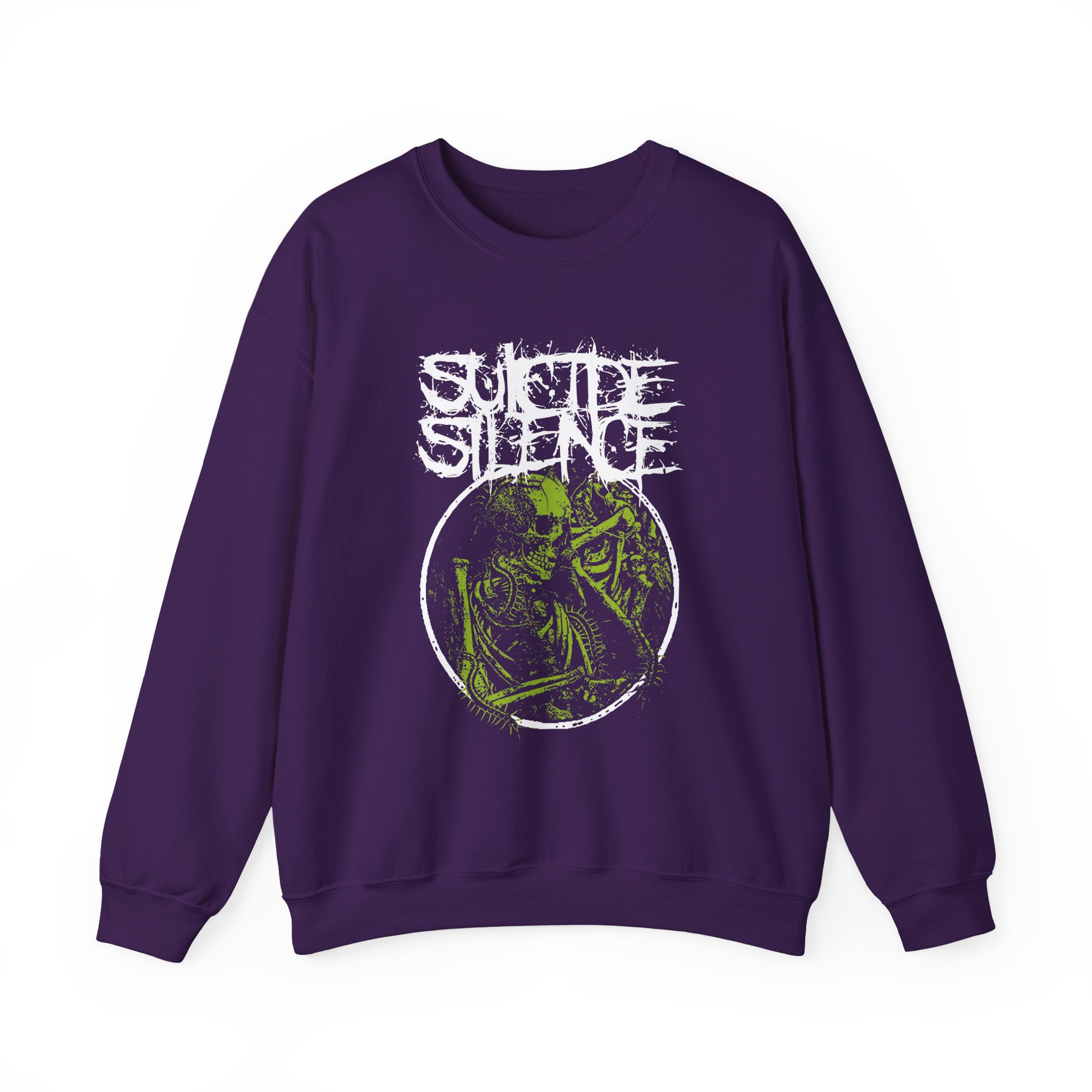Suicide Silence Rotten Unisex Heavy Blendâ„¢ Crewneck Sweatshirt