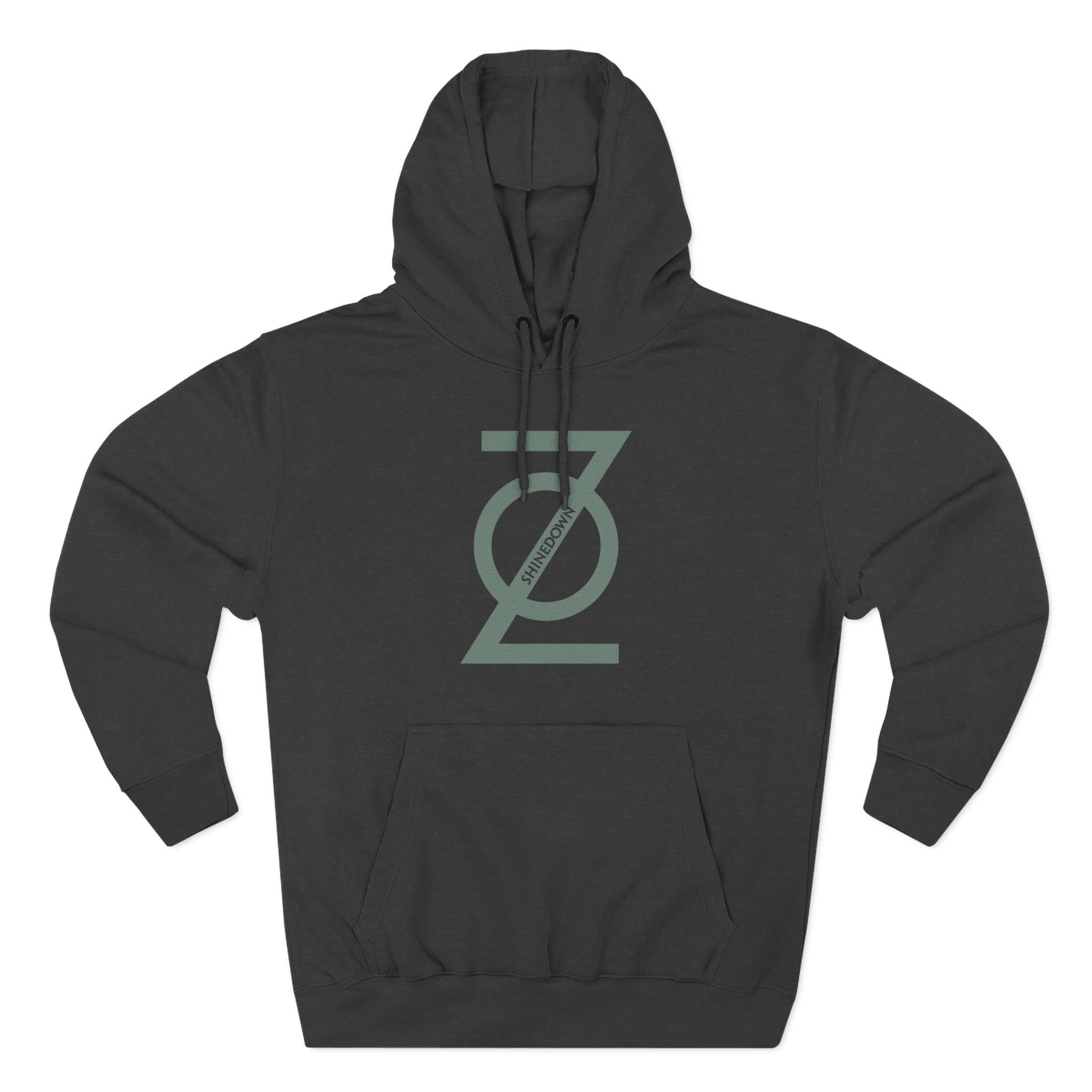 Shinedown Secondary Z Logo Three-Panel Fleece Hoodie