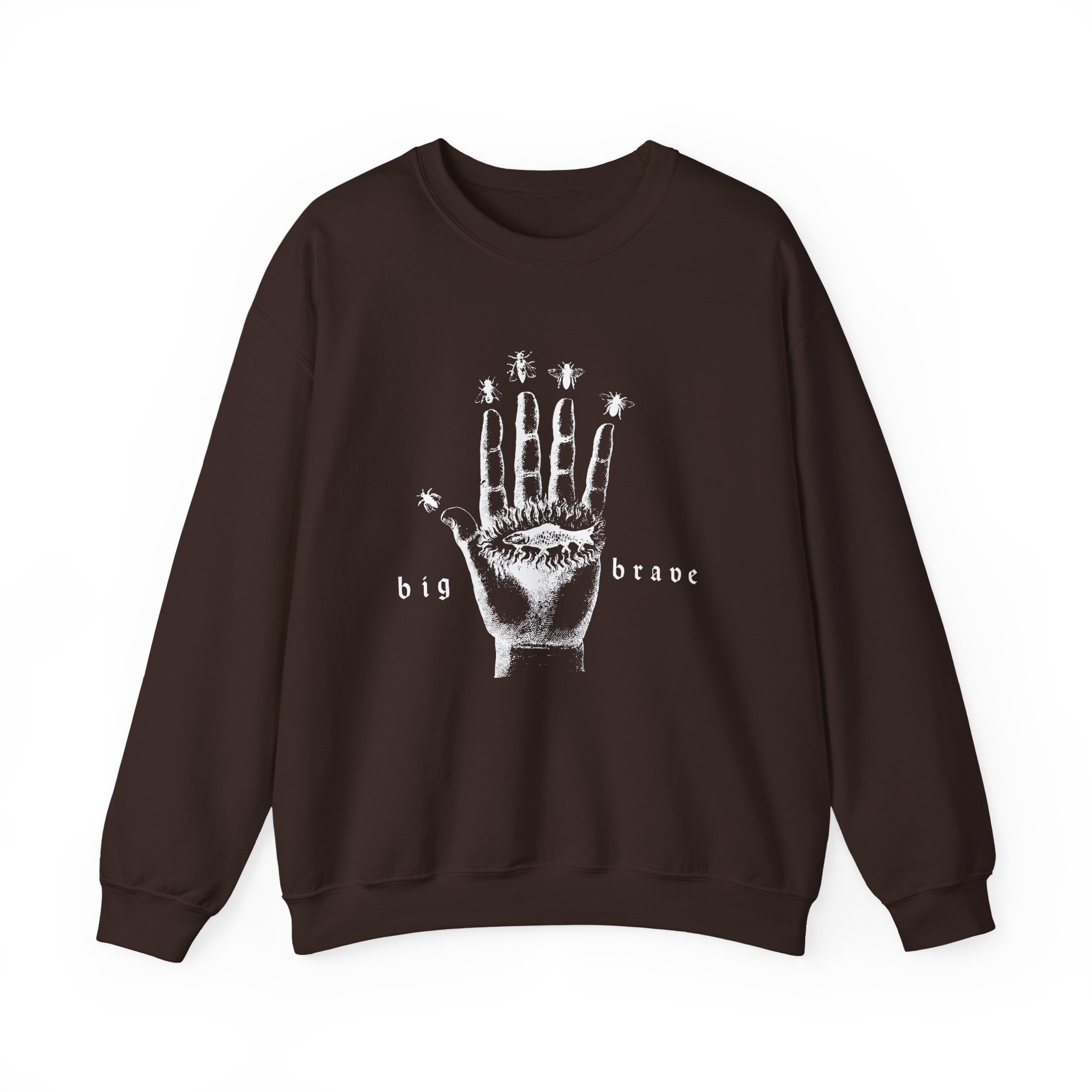 Big Brave Hand Unisex Heavy Blendâ„¢ Crewneck Sweatshirt