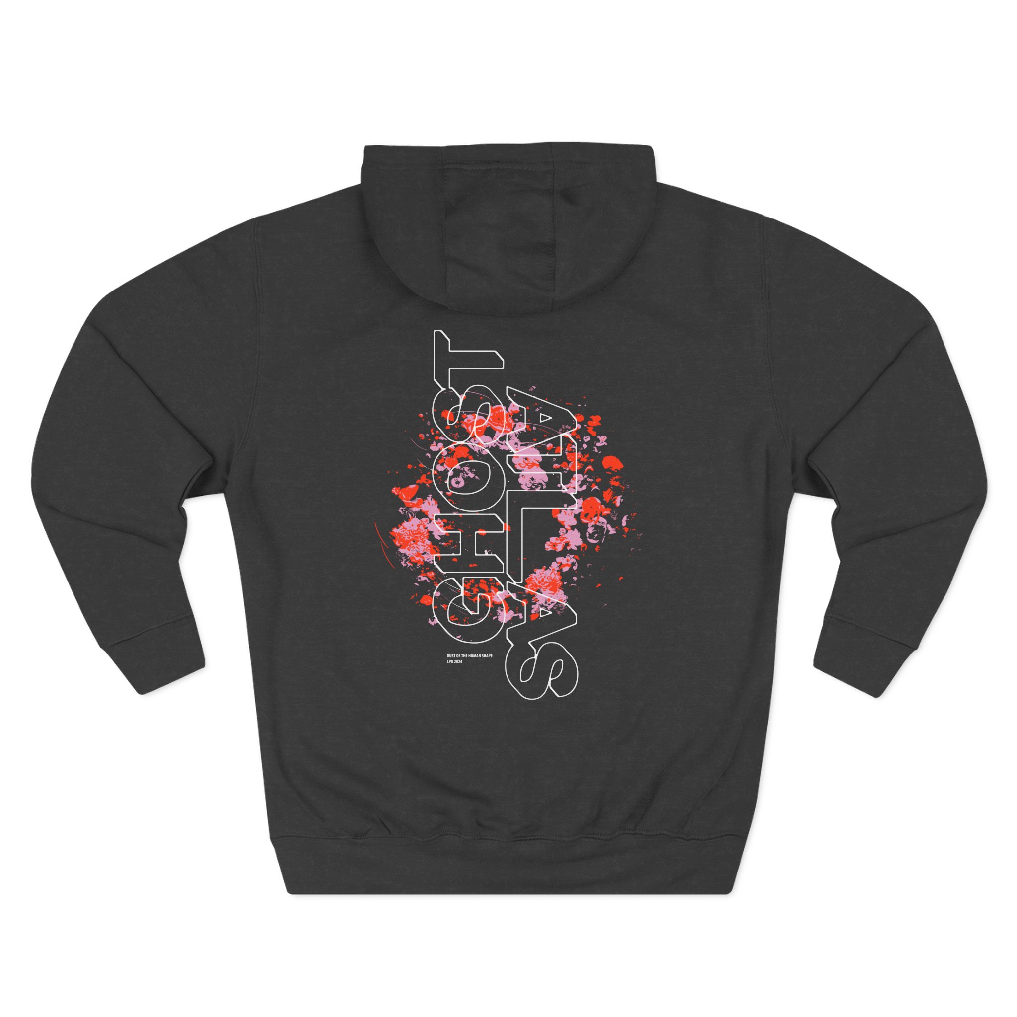 Ghost Atlas Bouquet Three-Panel Fleece Hoodie