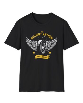 Gaslight Anthem Flying Wheel Unisex Softstyle T-Shirt