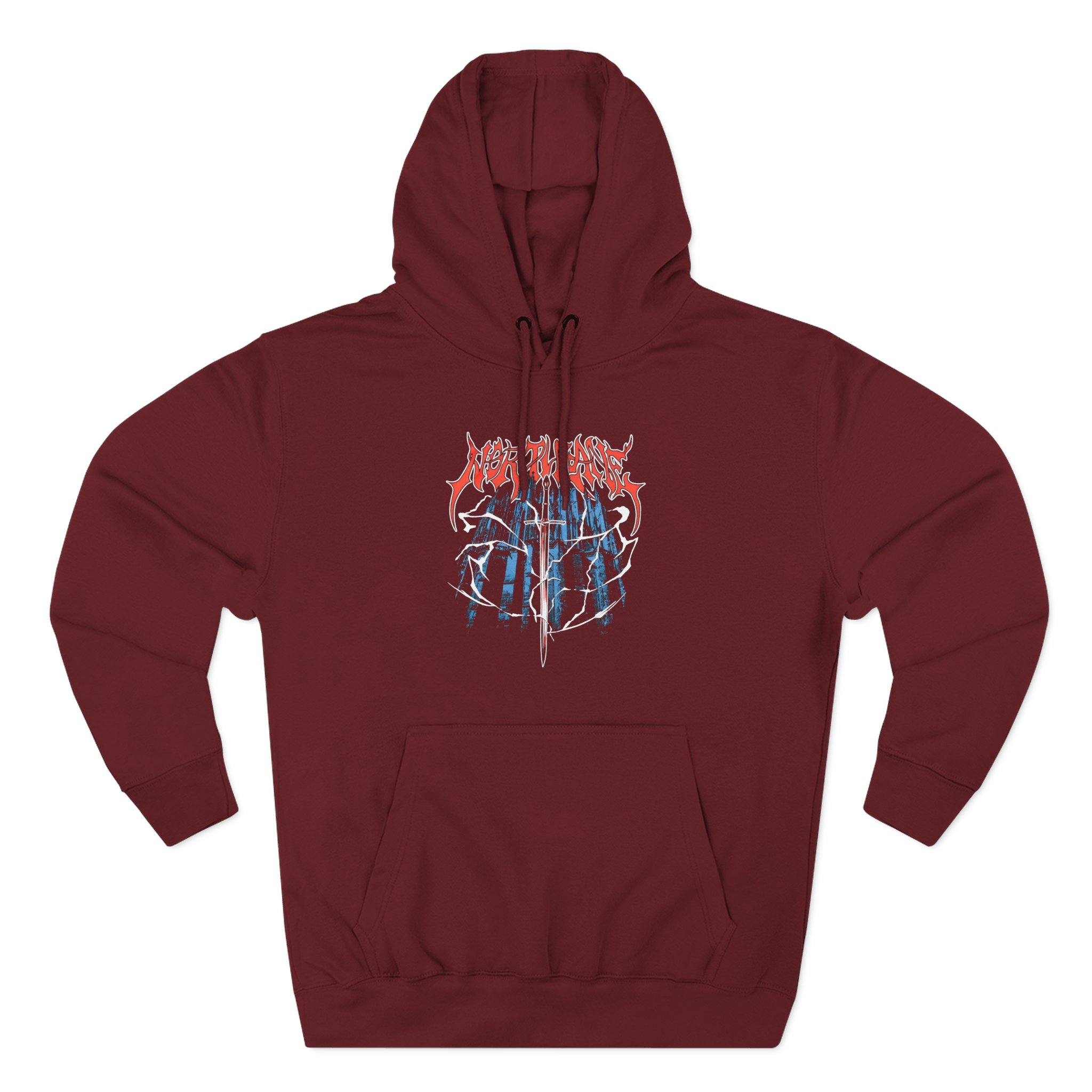 Northlane Sword Logo Three-Panel Fleece Hoodie