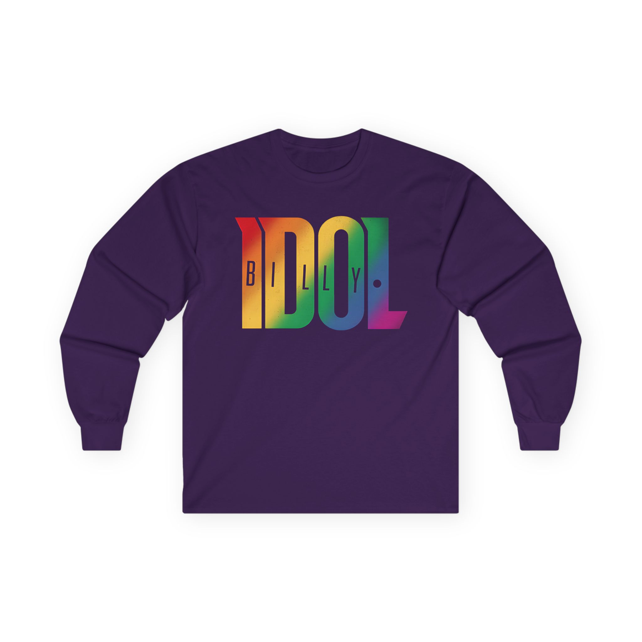 Billy Idol Black Rainbow Logo Unisex Ultra Cotton Long Sleeve Tee