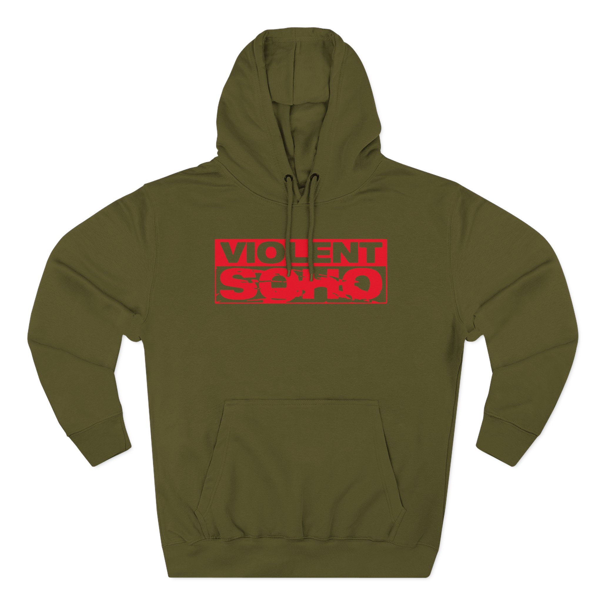 Violent Soho Skull Three-Panel Fleece Hoodie