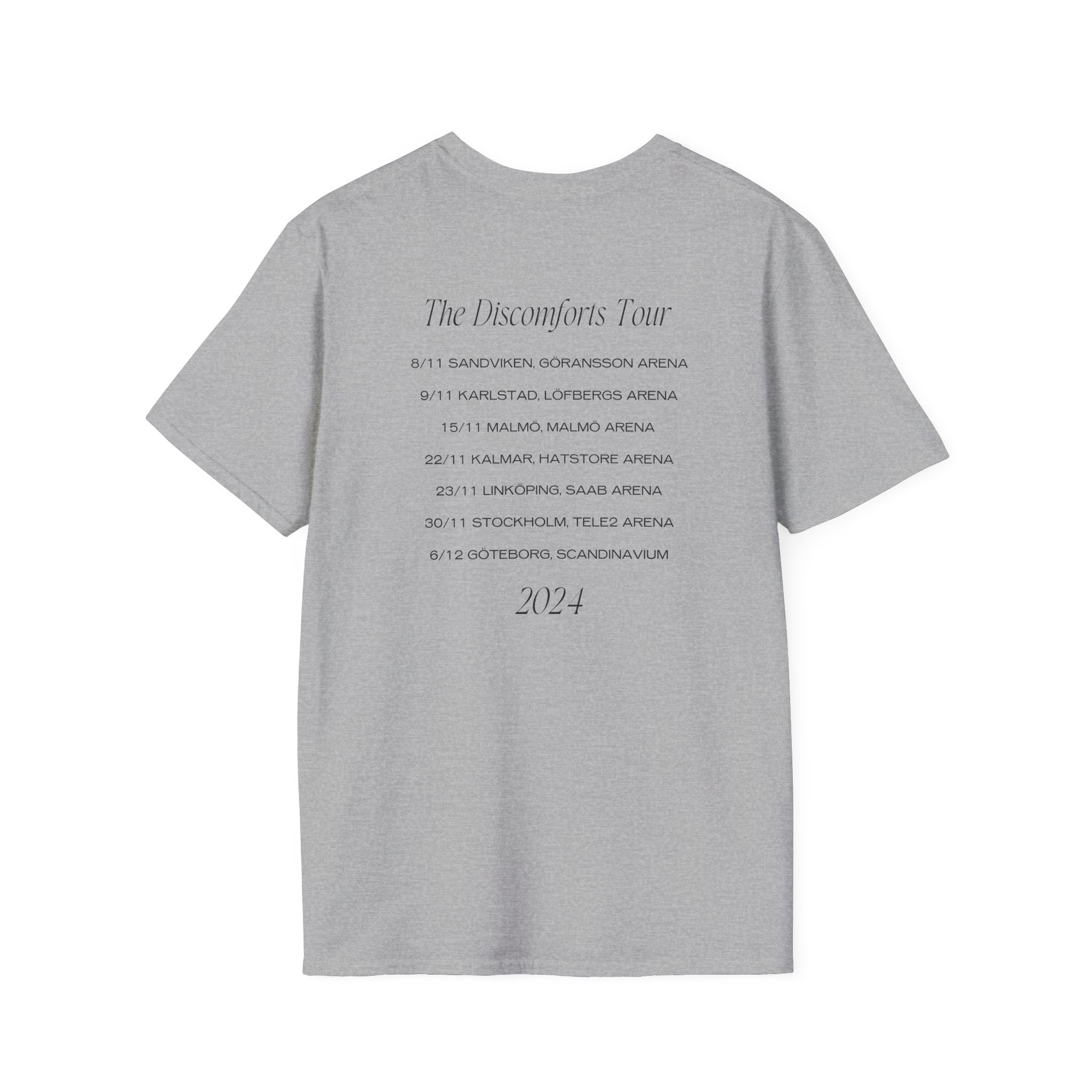 Albin Lee Meldau Discomforts Tour Unisex Softstyle T-Shirt