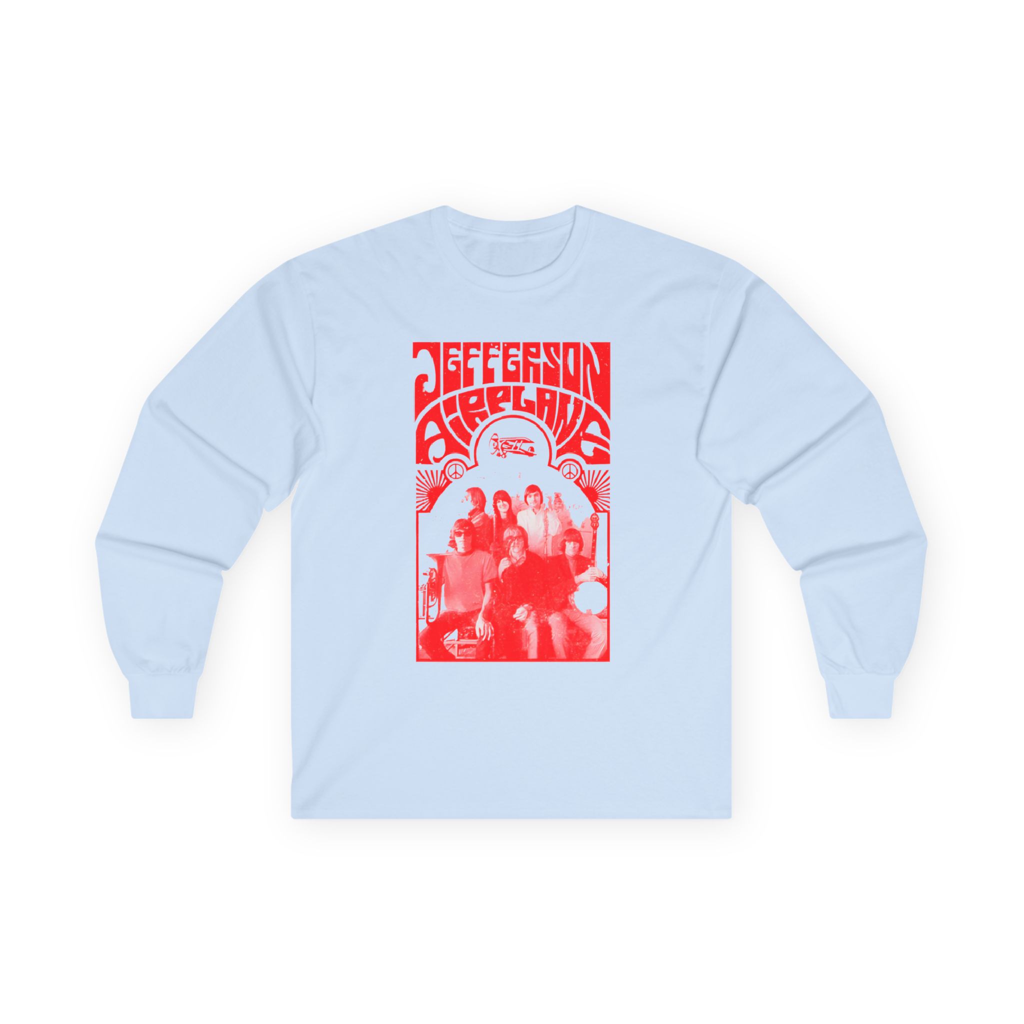 Jefferson Airplane Band Photo Unisex Ultra Cotton Long Sleeve Tee