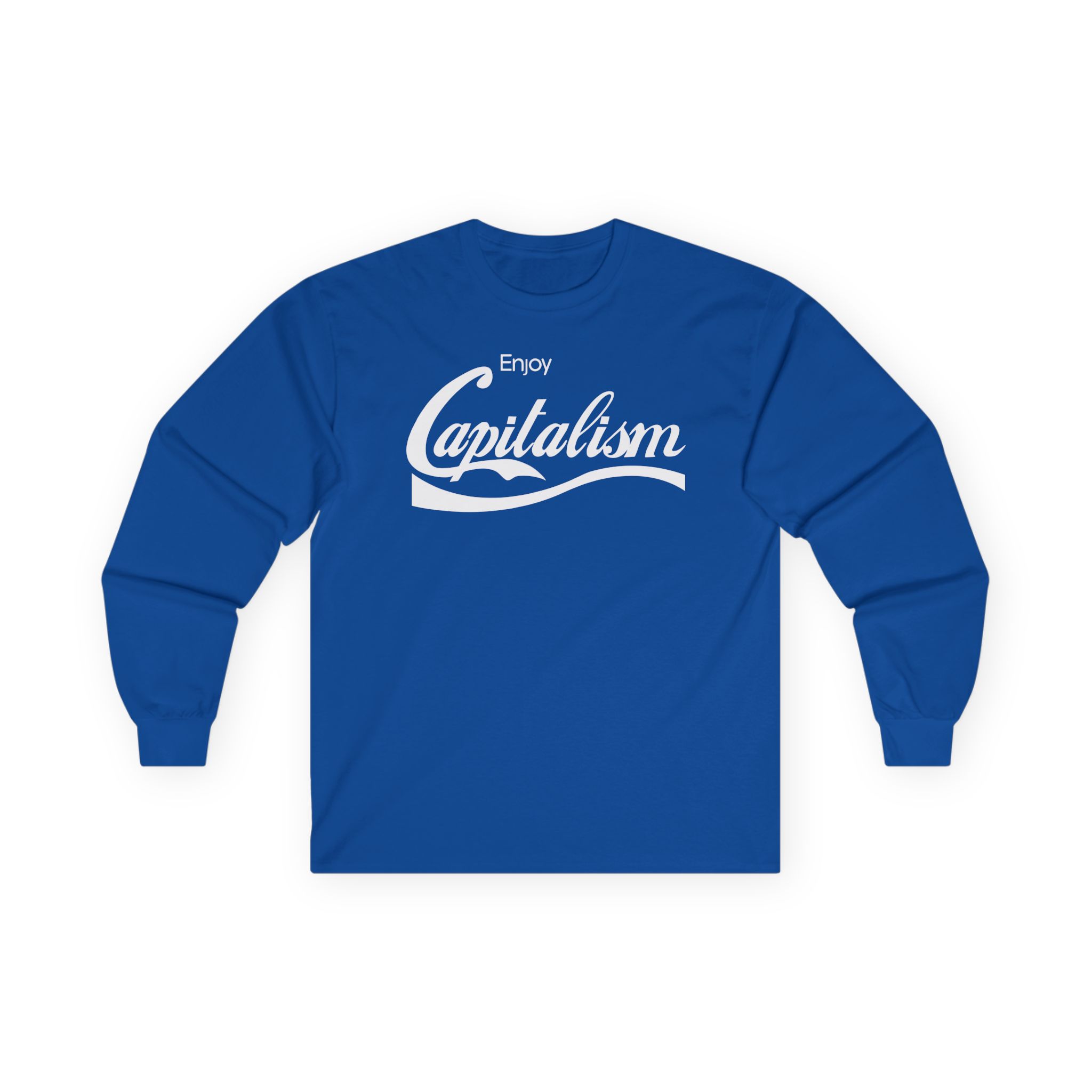 Valuetainment Enjoy Capitalism Unisex Ultra Cotton Long Sleeve Tee