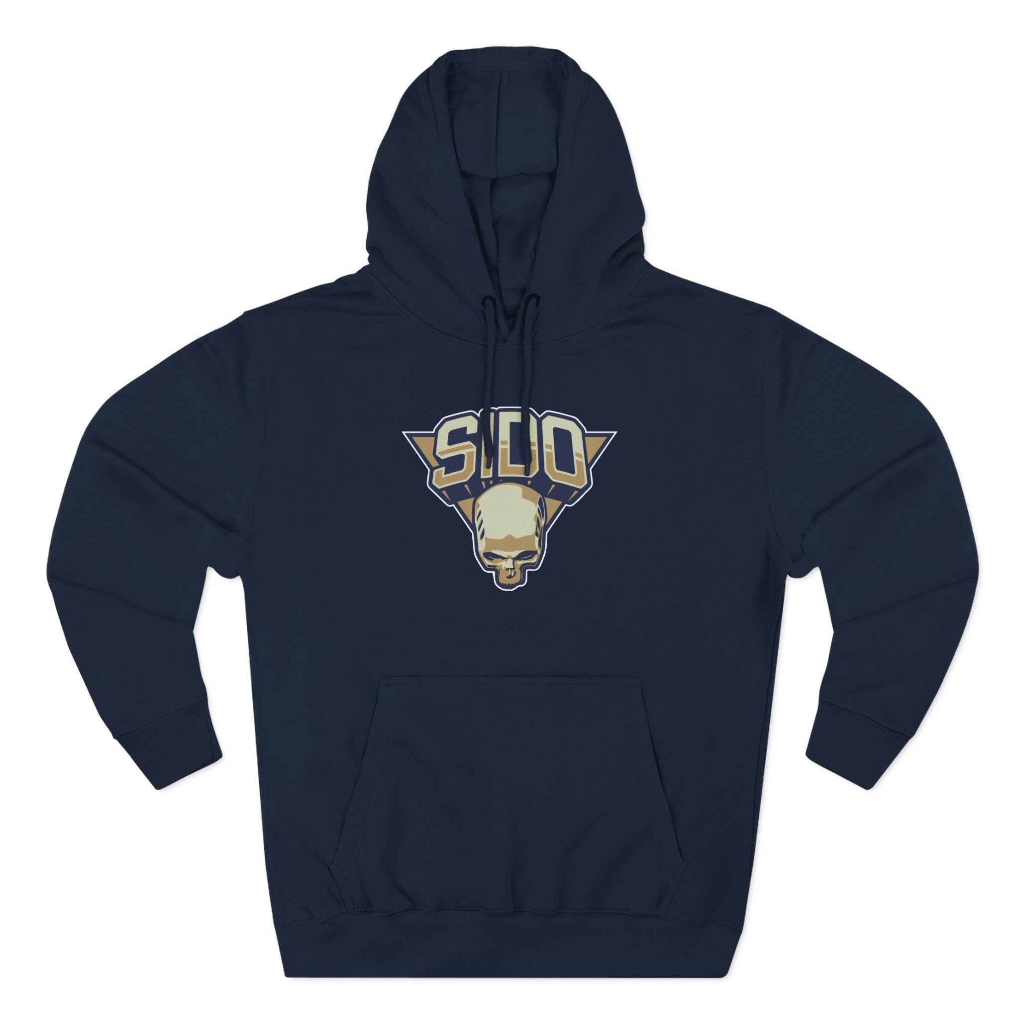 Sido Three-Panel Fleece Hoodie