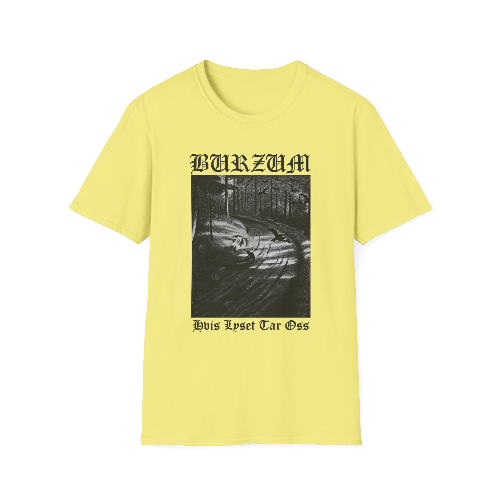 Burzum Hvis Lyset Tar Oss Unisex Softstyle T-Shirt