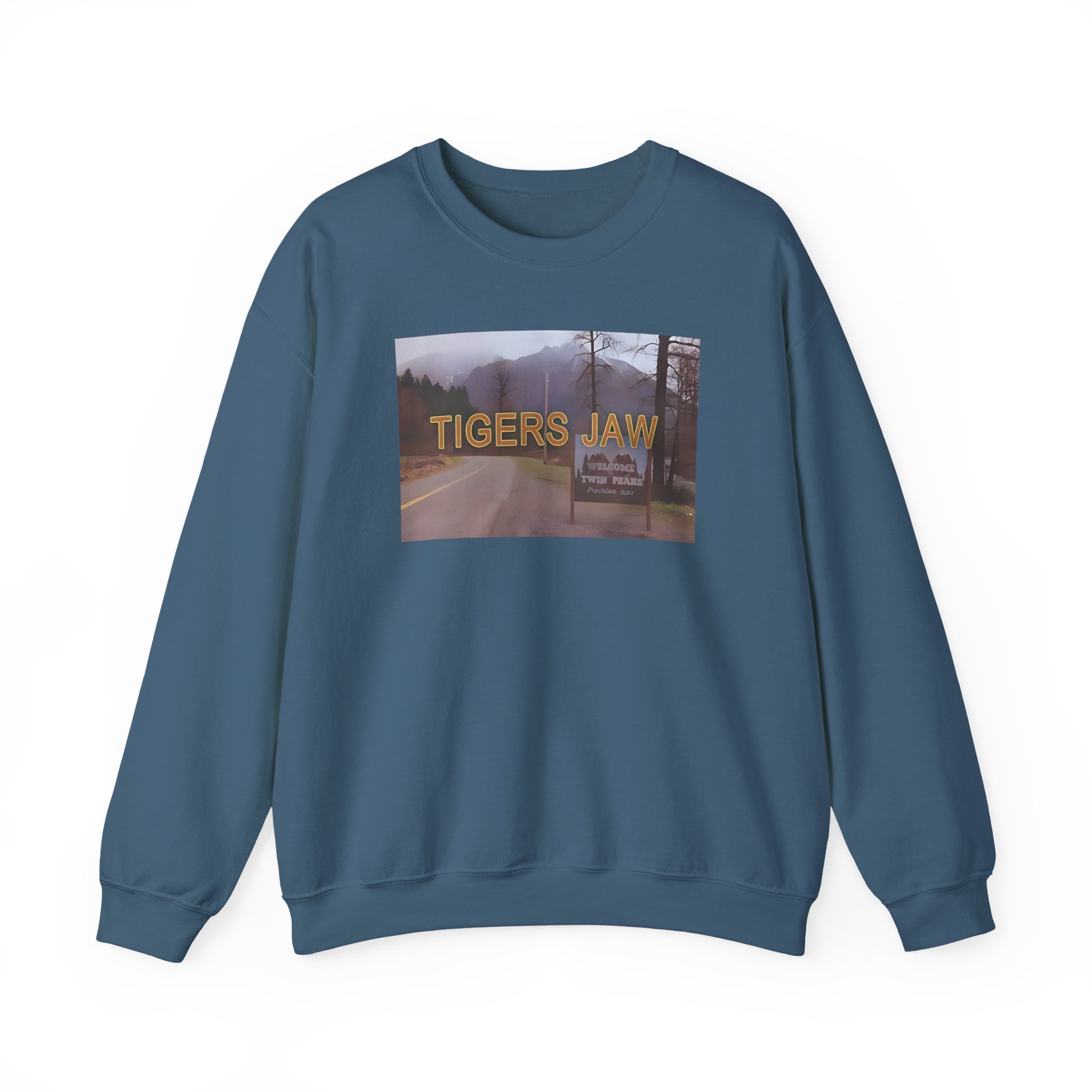 Tigers Jaw Twin Peaks Unisex Heavy Blendâ„¢ Crewneck Sweatshirt