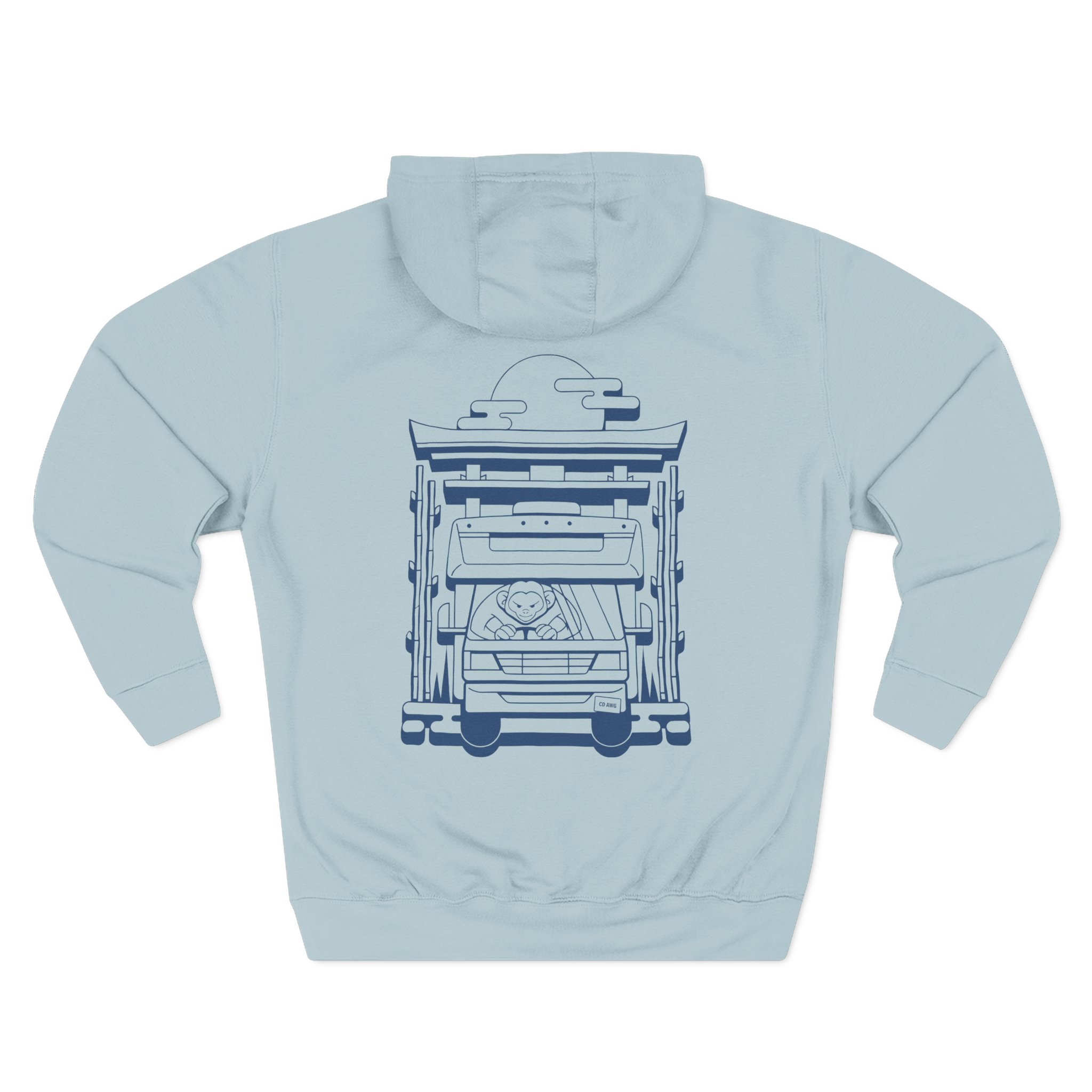 Cdawgva Japan Joyride Three-Panel Fleece Hoodie