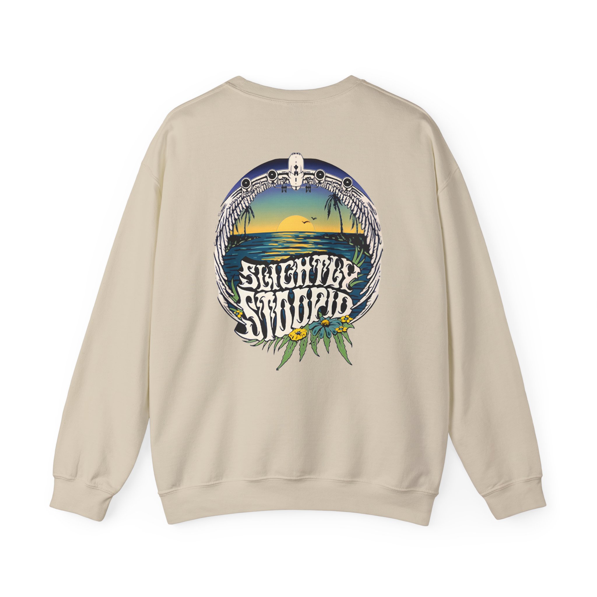 Slightly Stoopid Up on a Plane Unisex Heavy Blendâ„¢ Crewneck Sweatshirt