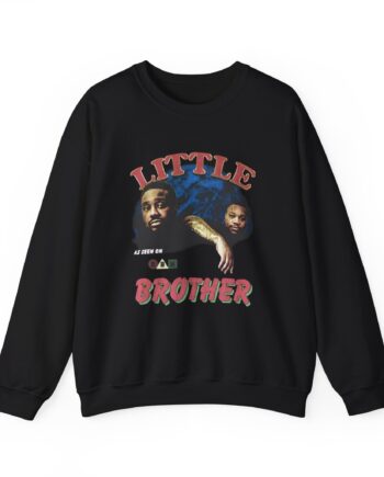 Little Brother Vintage Photo Unisex Heavy Blend™ Crewneck Sweatshirt
