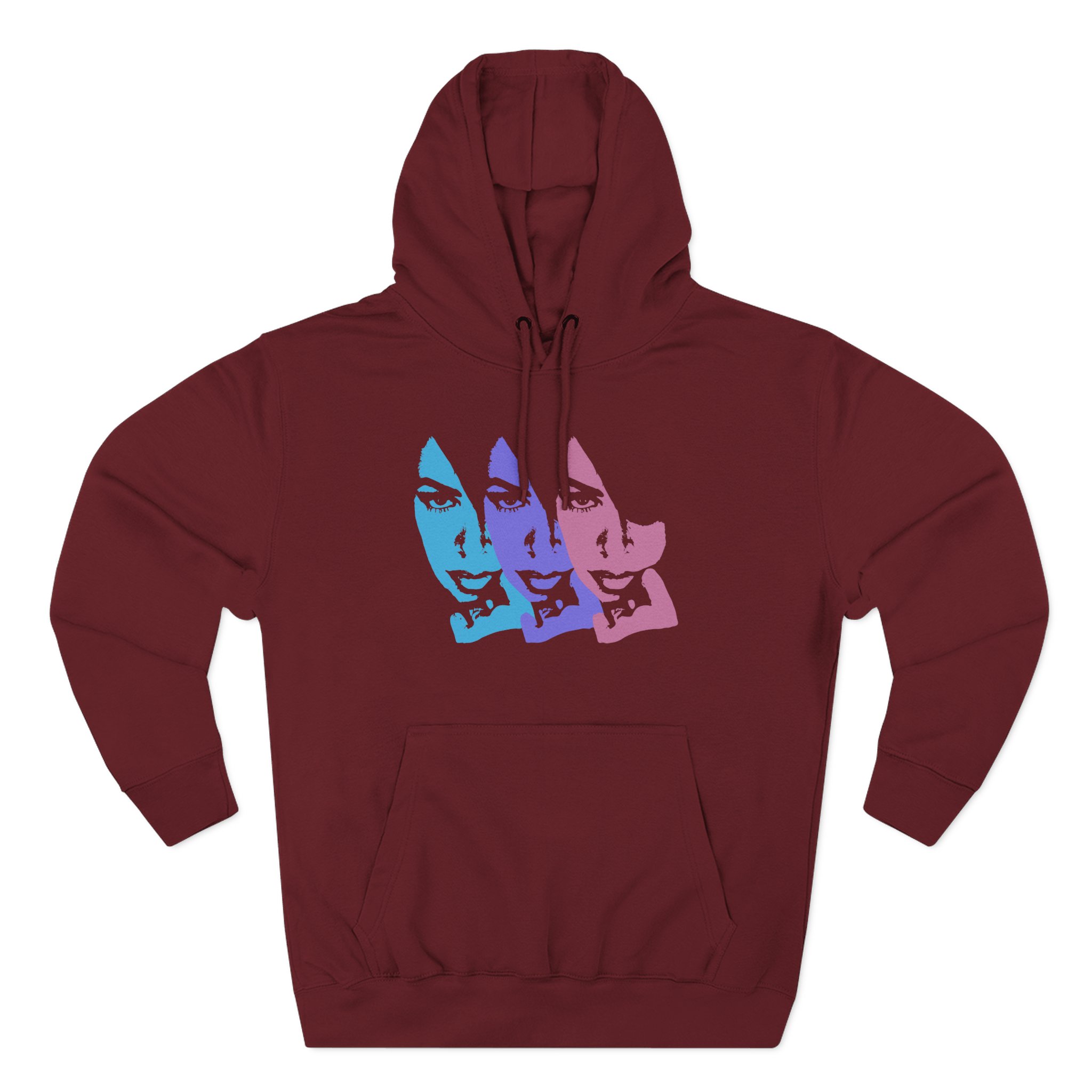 Aaliyah Three-Panel Fleece Hoodie