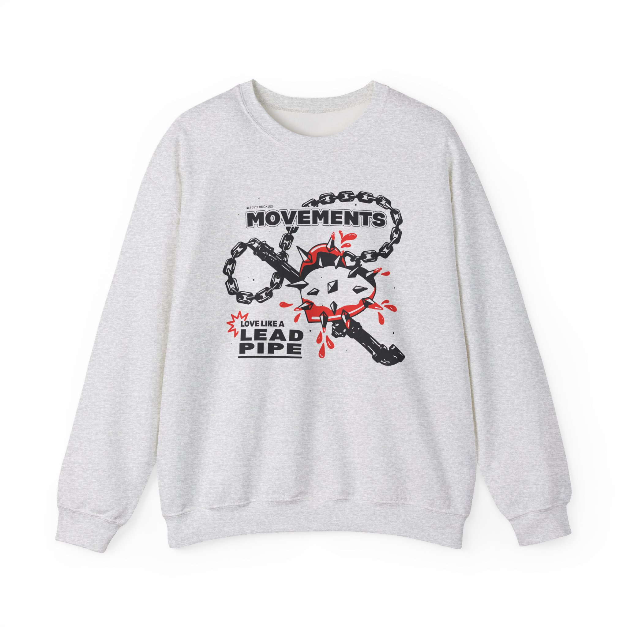 Movements Love a Lead Pipe Unisex Heavy Blendâ„¢ Crewneck Sweatshirt