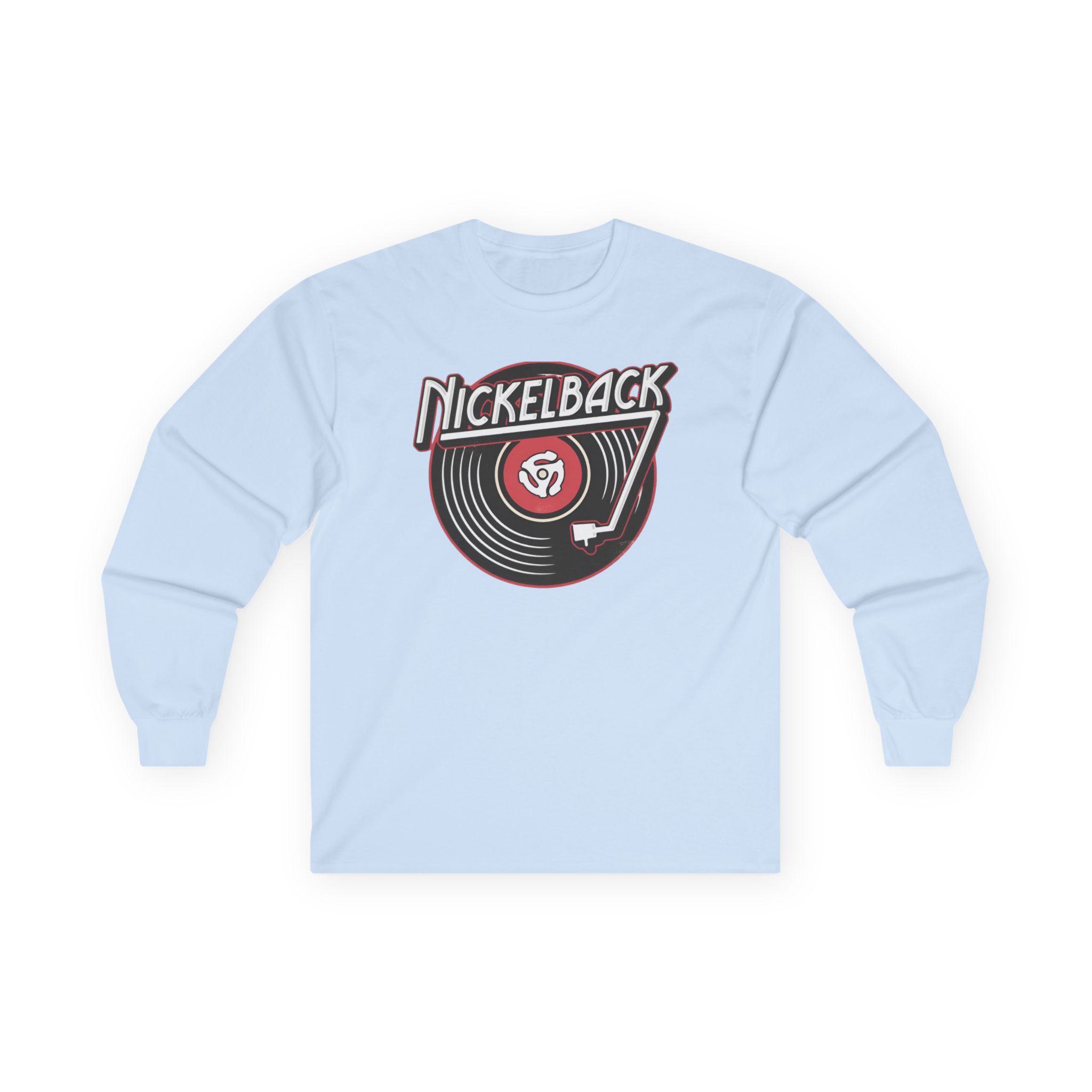 Nickelback Record Natural Ringer Unisex Ultra Cotton Long Sleeve Tee