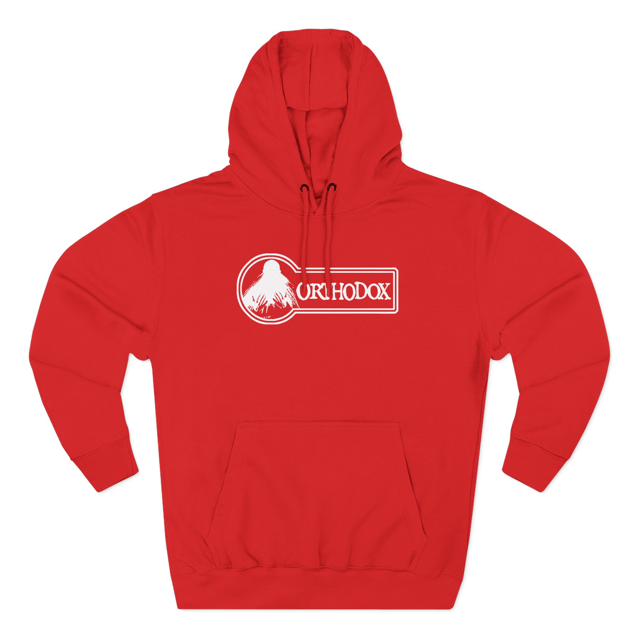 Orthodox Violet Logo Three-Panel Fleece Hoodie