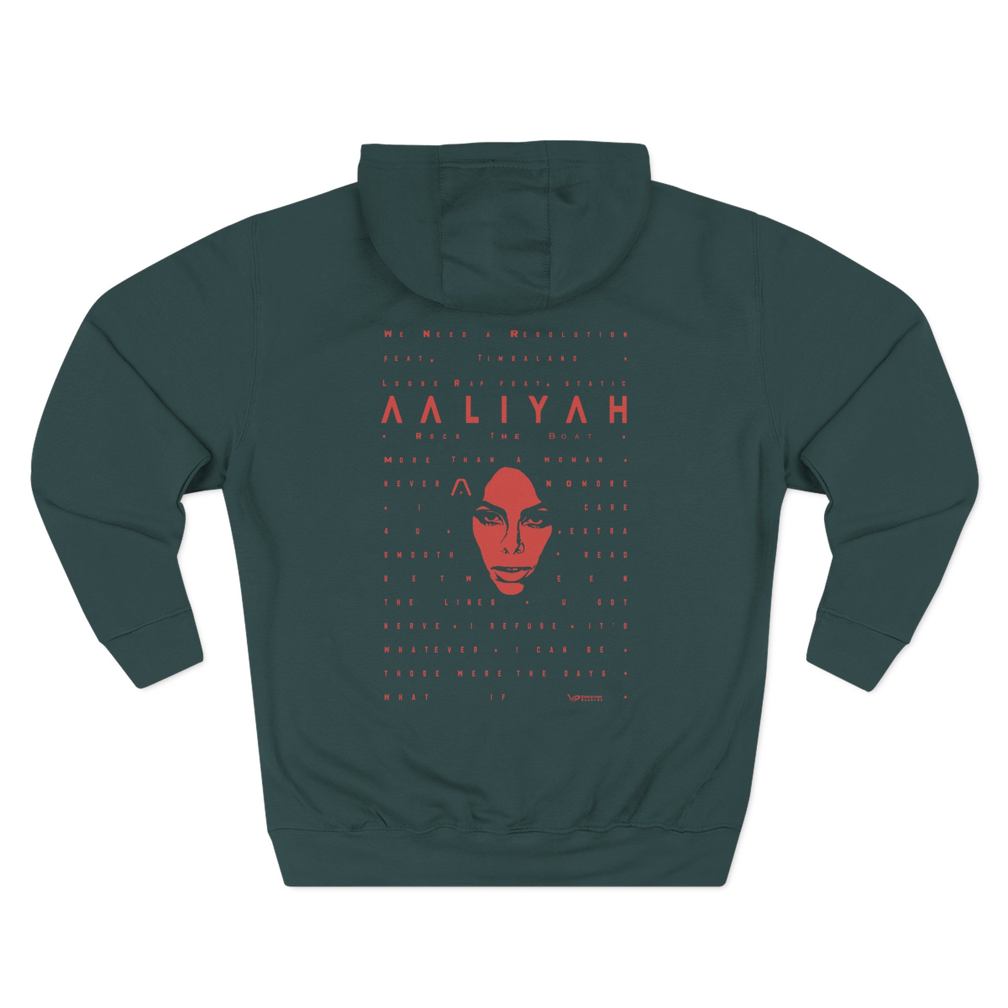 Aaliyah Glow LS Three-Panel Fleece Hoodie