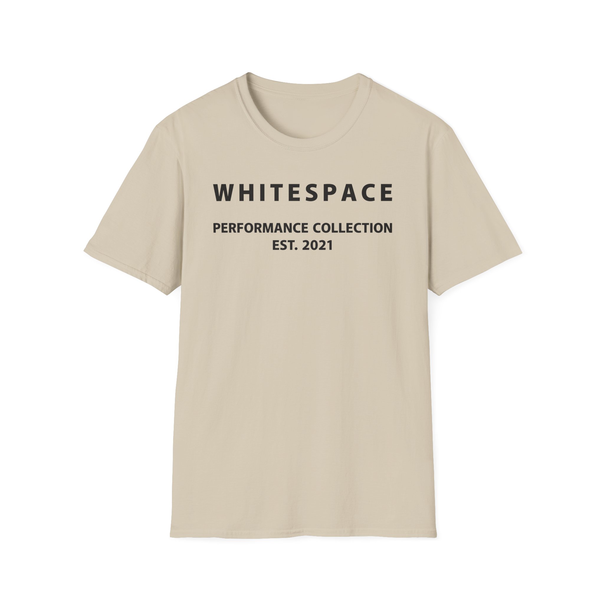 Nina Dobrev Whitepace 3d Logo Unisex Softstyle T-Shirt