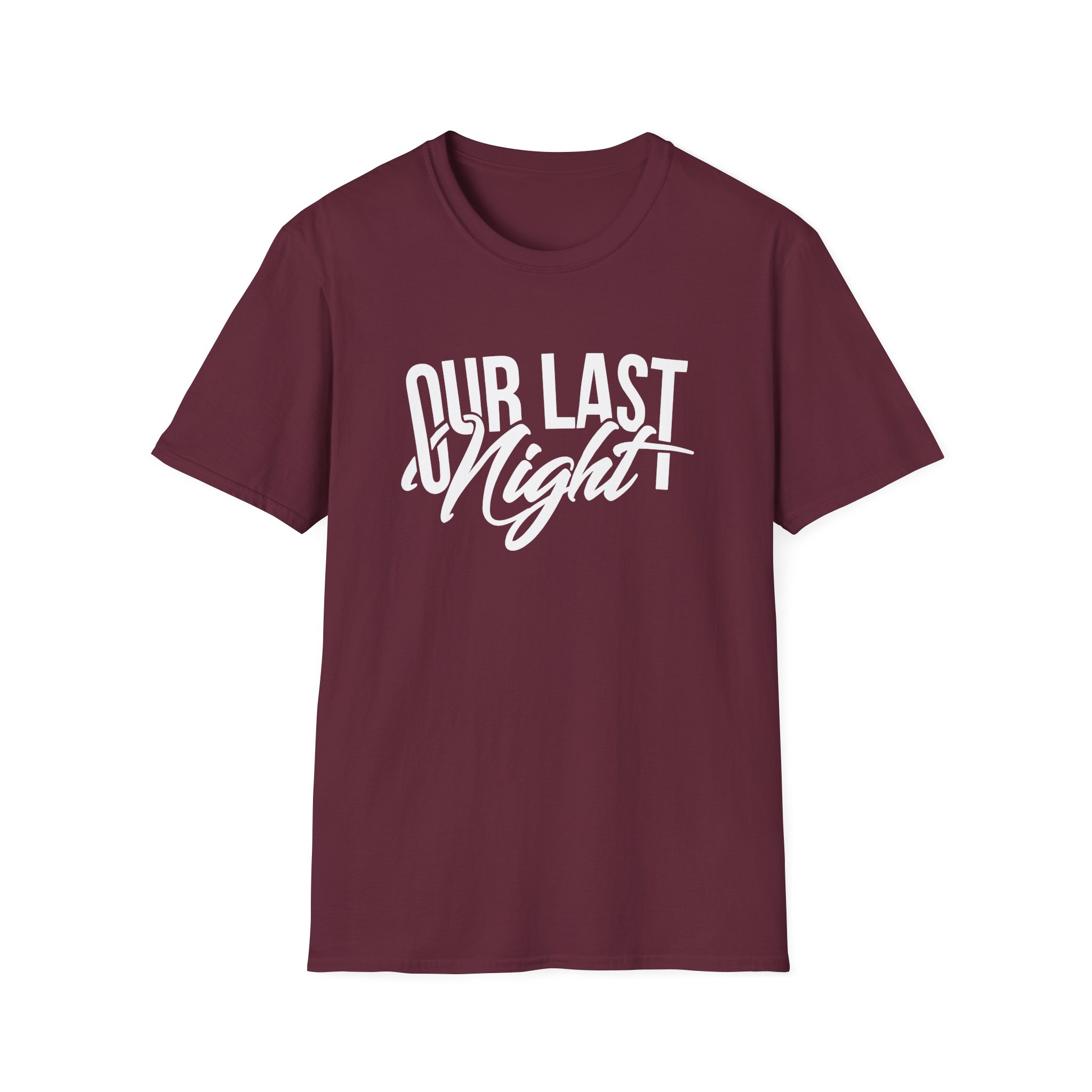 Our Last Night Script Unisex Softstyle T-Shirt