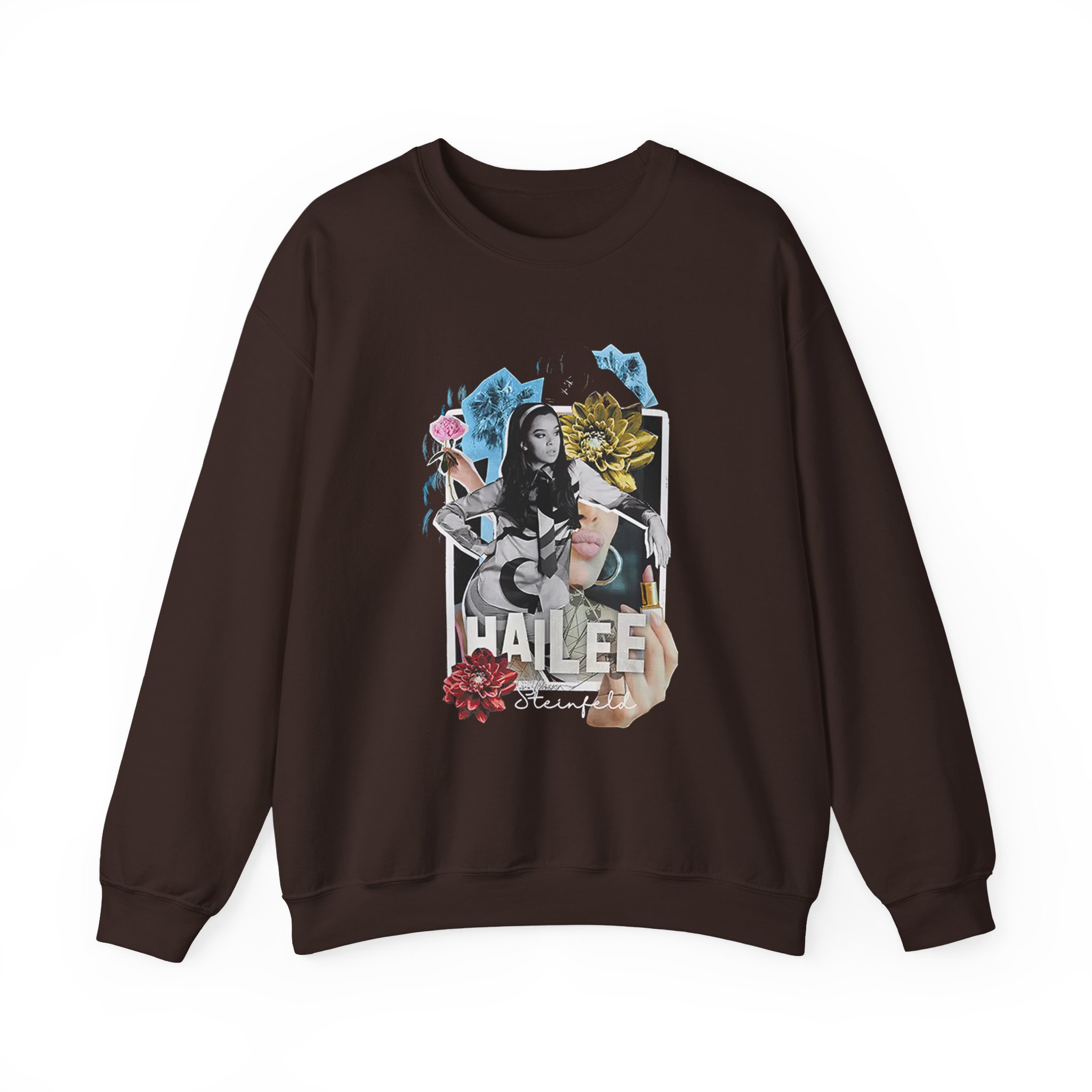 Hailee Steinfeld Retro Collage Unisex Heavy Blendâ„¢ Crewneck Sweatshirt