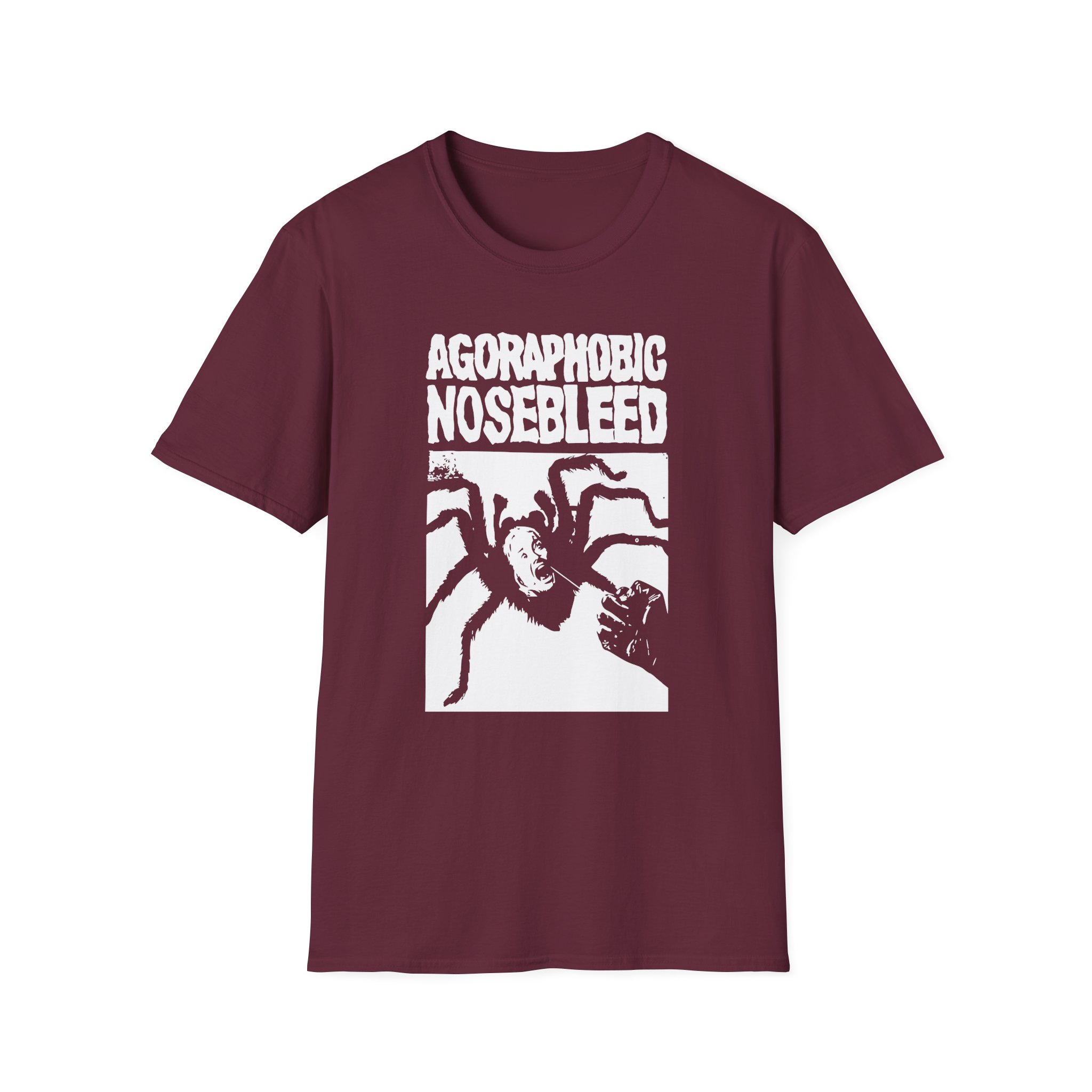 Agoraphobic Nosebleed Spider Unisex Softstyle T-Shirt