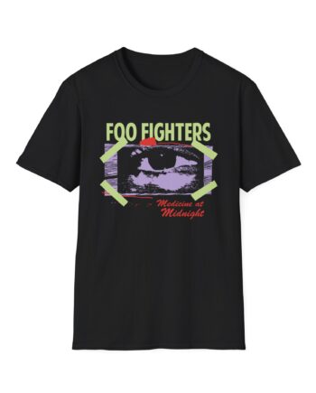 Foo Fighters Medicine at Midnight Eye Tape Unisex Softstyle T-Shirt