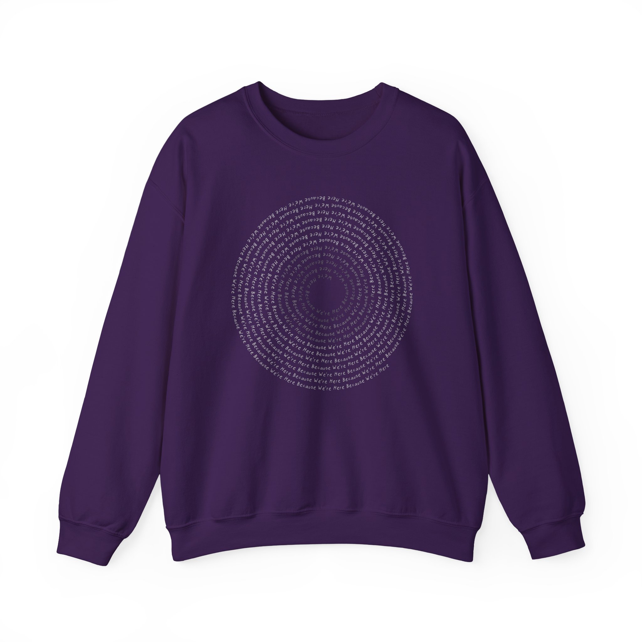 Drawfee We're Here Spiral Unisex Heavy Blendâ„¢ Crewneck Sweatshirt