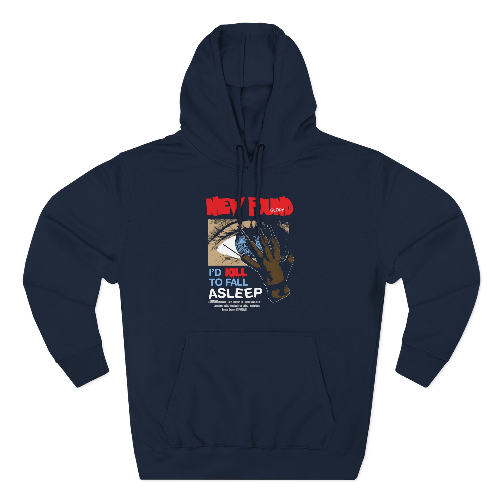 New Found Glory I'd Kill to Fall Asleep Three-Panel Fleece Hoodie