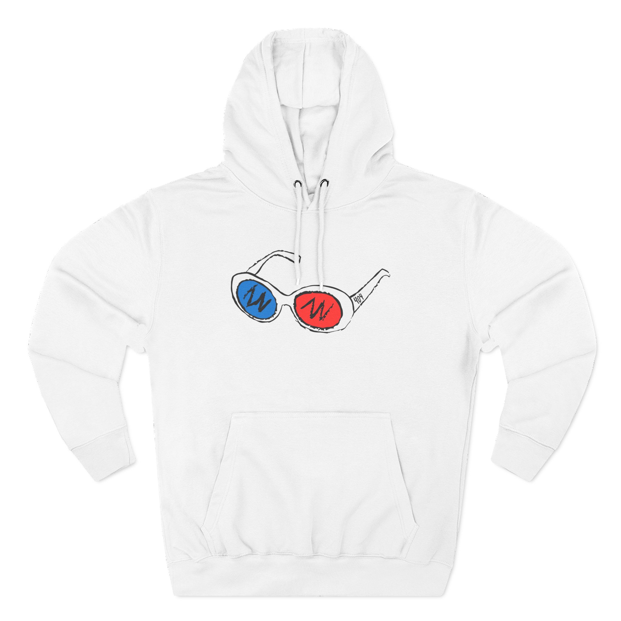 Georgenotfound 3d Goggles Three-Panel Fleece Hoodie
