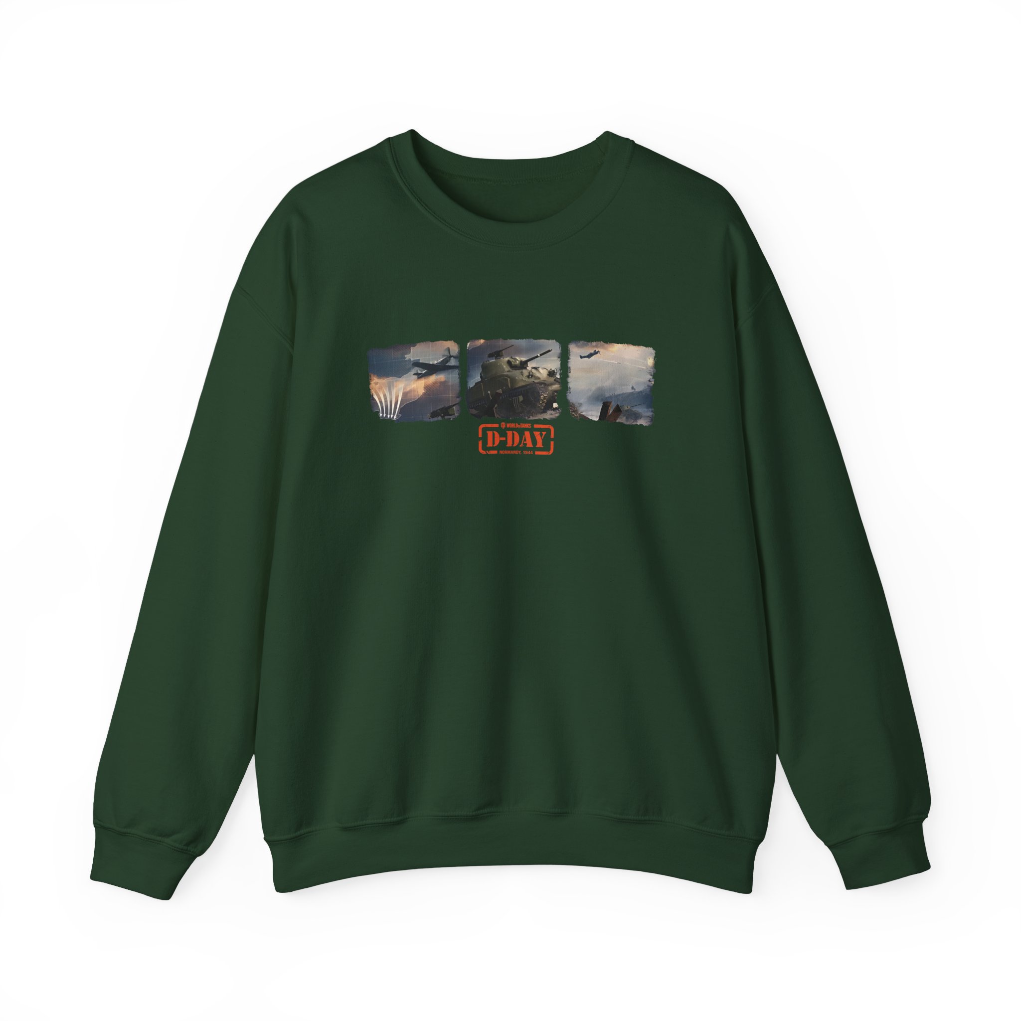 World of Tank Wot D-day Unisex Heavy Blendâ„¢ Crewneck Sweatshirt