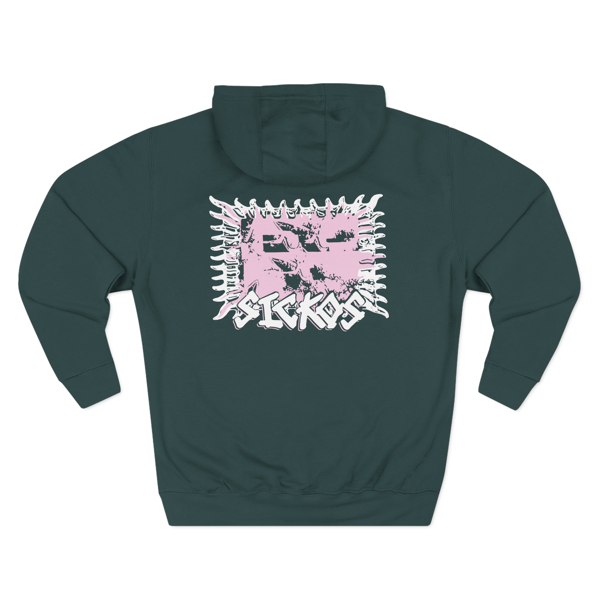 Sickos Three-Panel Fleece Hoodie