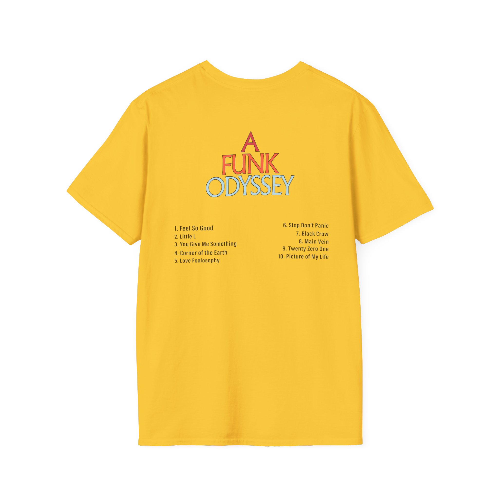 J Funk Odyssey Tracklist Unisex Softstyle T-Shirt