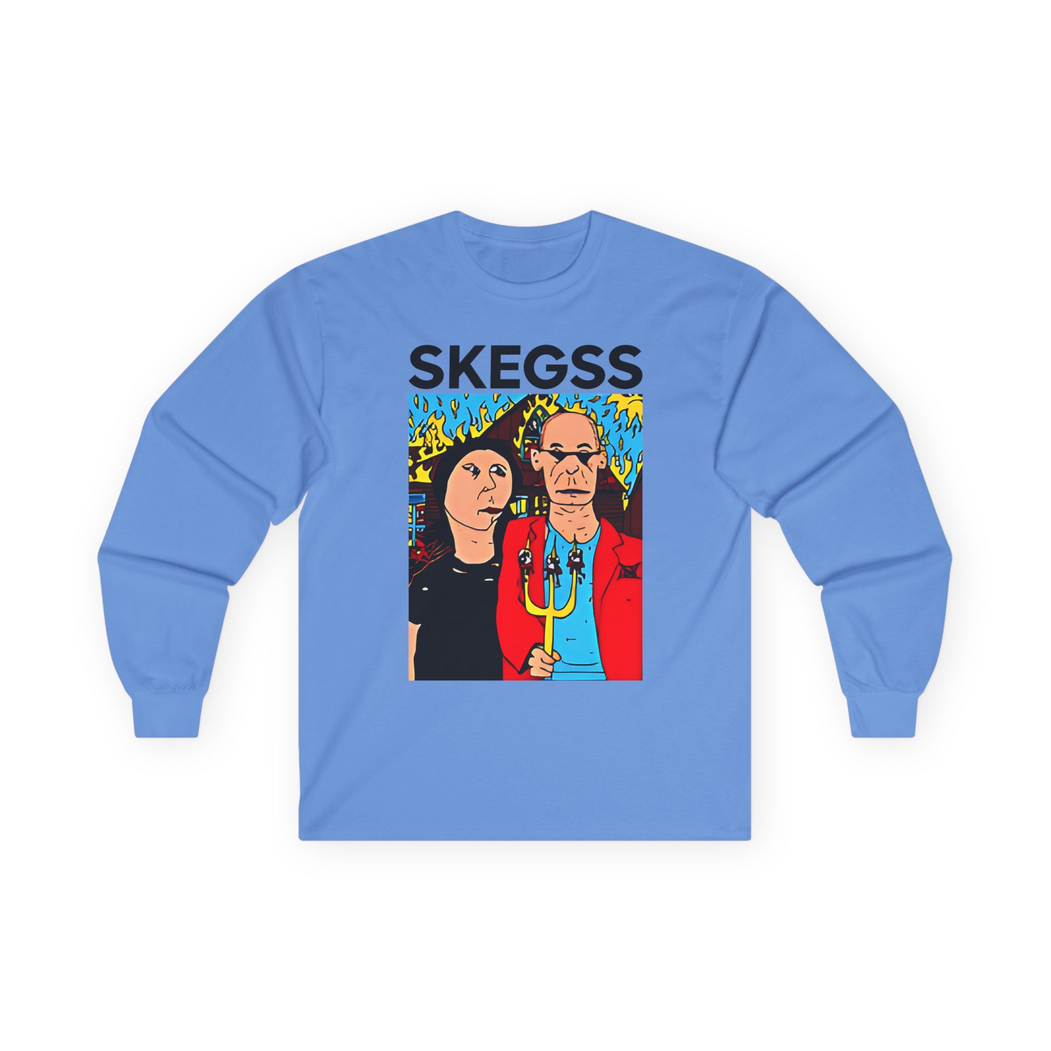 Skegss Gothic America Unisex Ultra Cotton Long Sleeve Tee