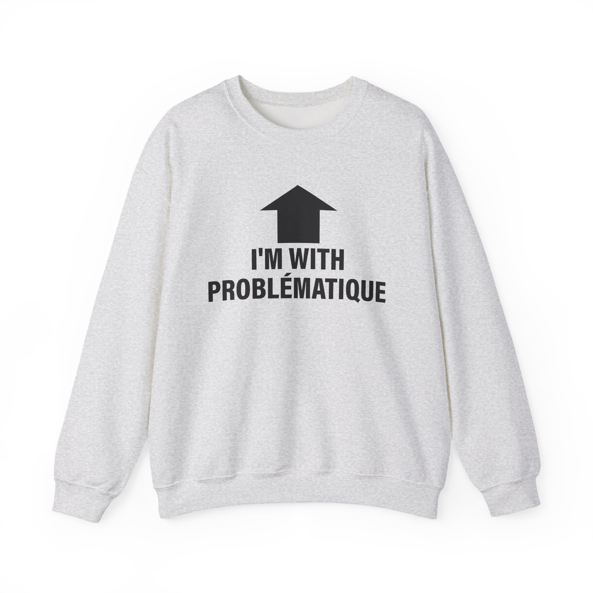 Kim Petras I’m With Problématique Unisex Heavy Blend™ Crewneck Sweatshirt
