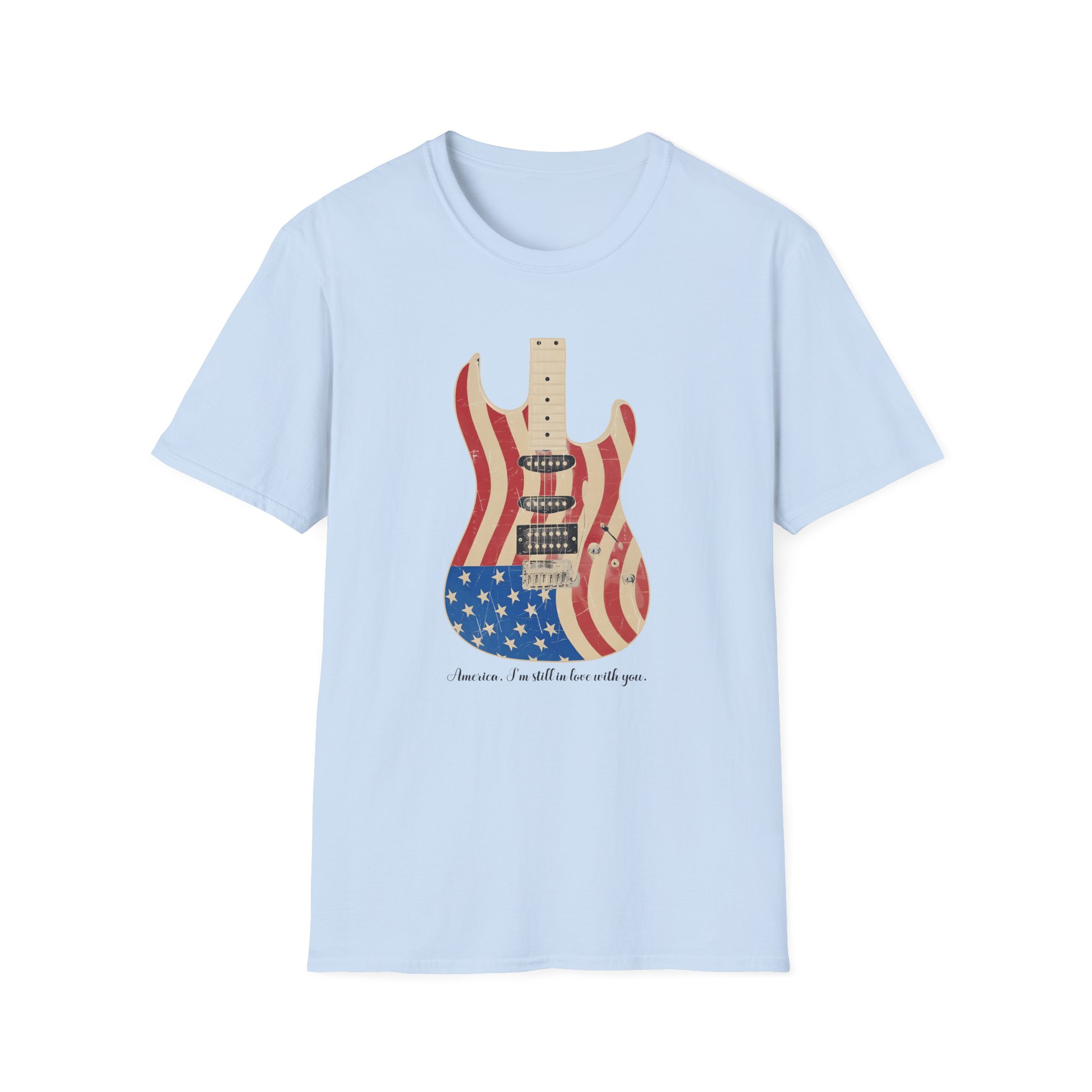 Clint Black Guitar Unisex Softstyle T-Shirt
