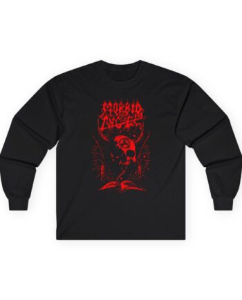 Morbid Angel Horned Skull Unisex Ultra Cotton Long Sleeve Tee